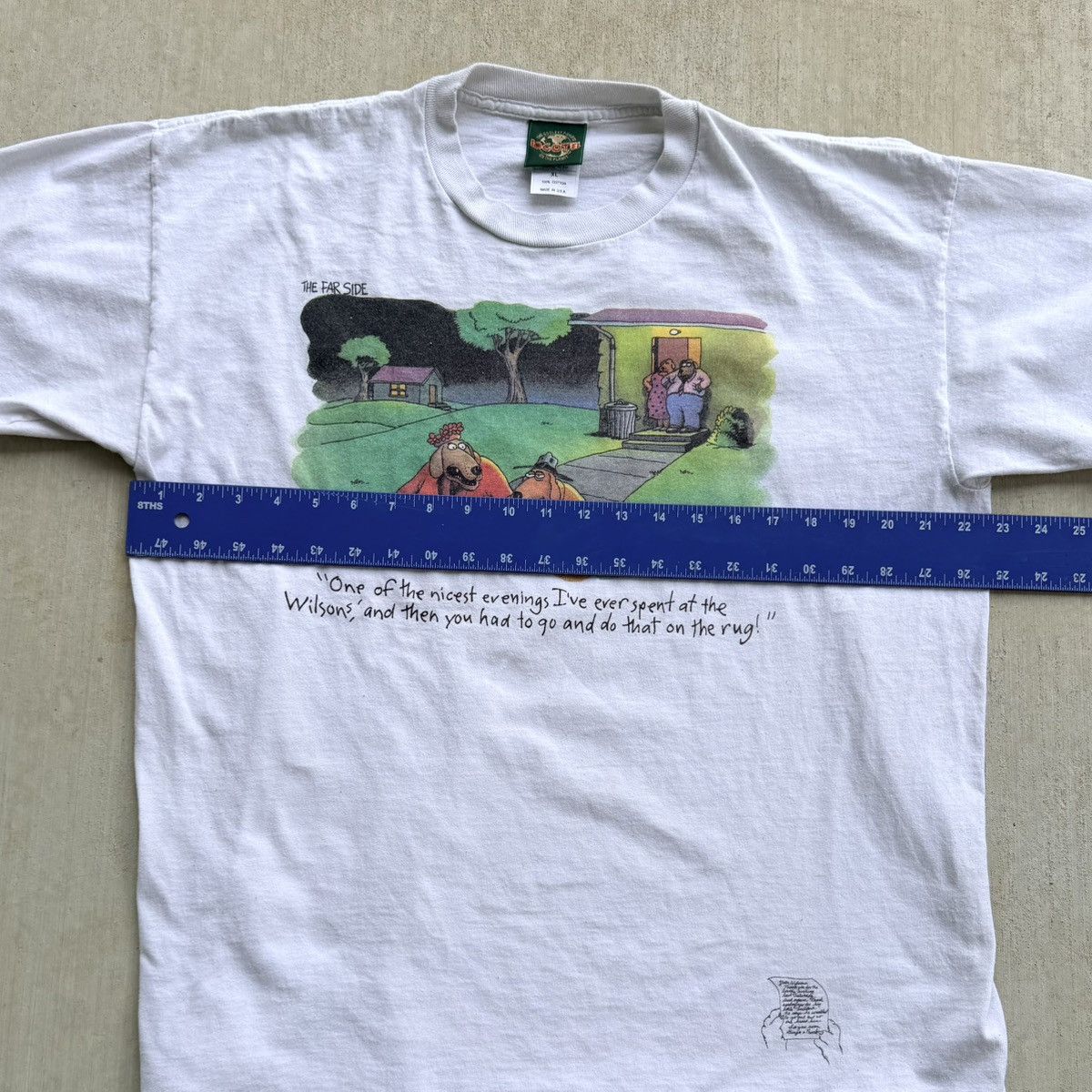 Vintage Vintage The Far Side T Shirt 90s Comic Strip Funny Cartoon Size US XL / EU 56 / 4 - 6 Thumbnail