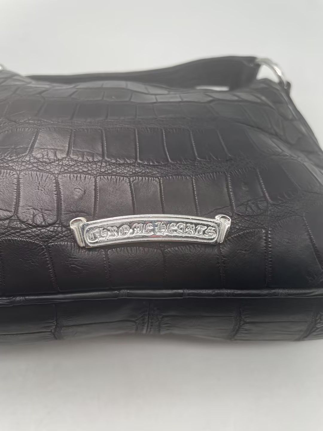 Chrome Hearts Chrome Hearts Black Alligator Leather Nugget Bag Size ONE SIZE - 8 Thumbnail