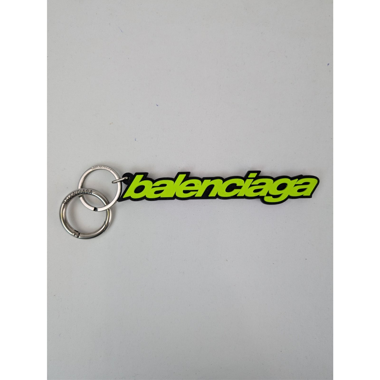 Balenciaga o1rshd1 Q:2 / Size: OS / Balenciaga Logo Rubber Keyrings Size ONE SIZE - 1 Thumbnail