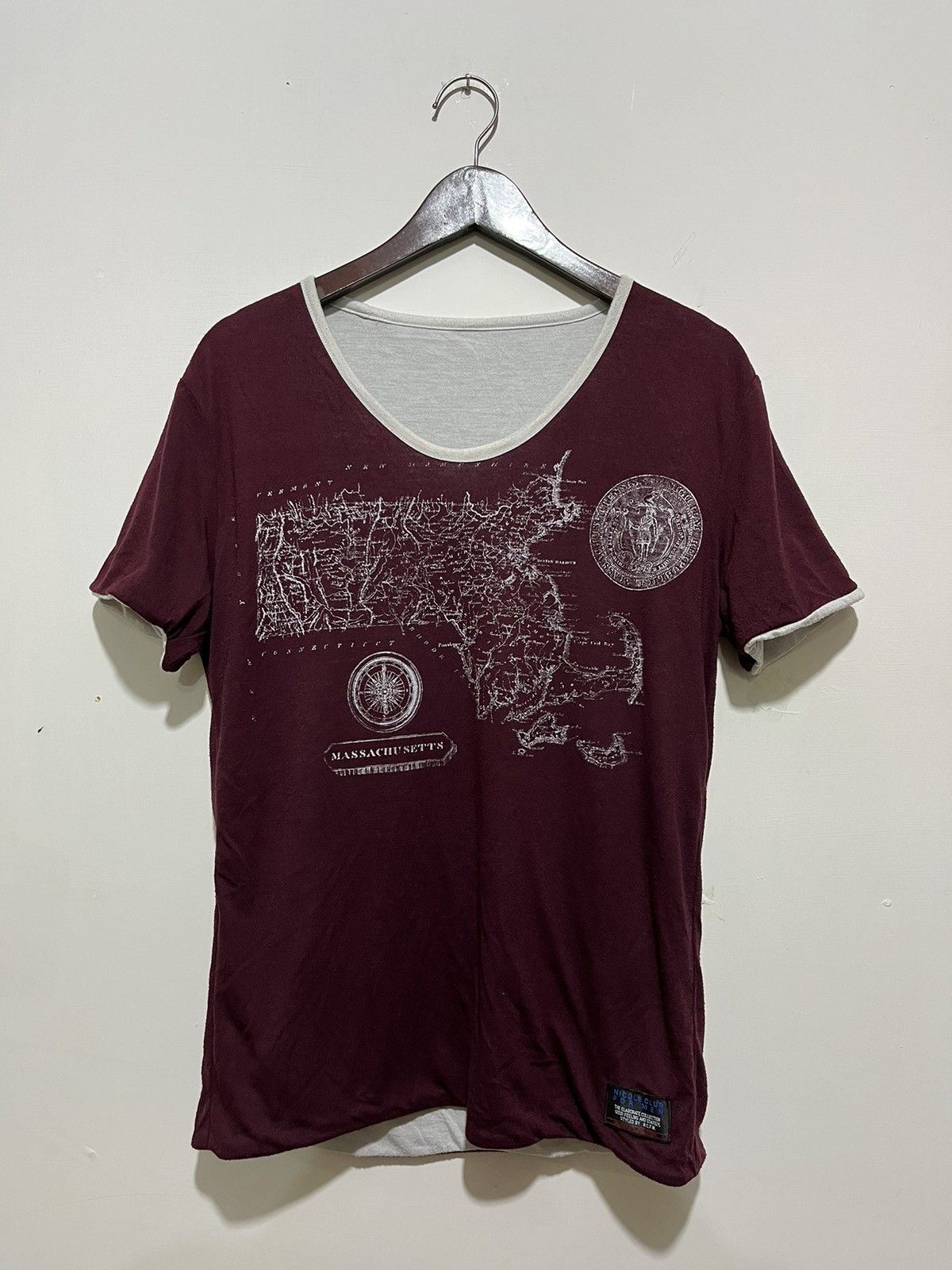 If Six Was Nine × Le Grande Bleu (L.G.B.) × Nicole Club NICOLE CLUB FOR MAN PALESTINE SCRAFT POEM Size US M / EU 48-50 / 2 - 3 Thumbnail