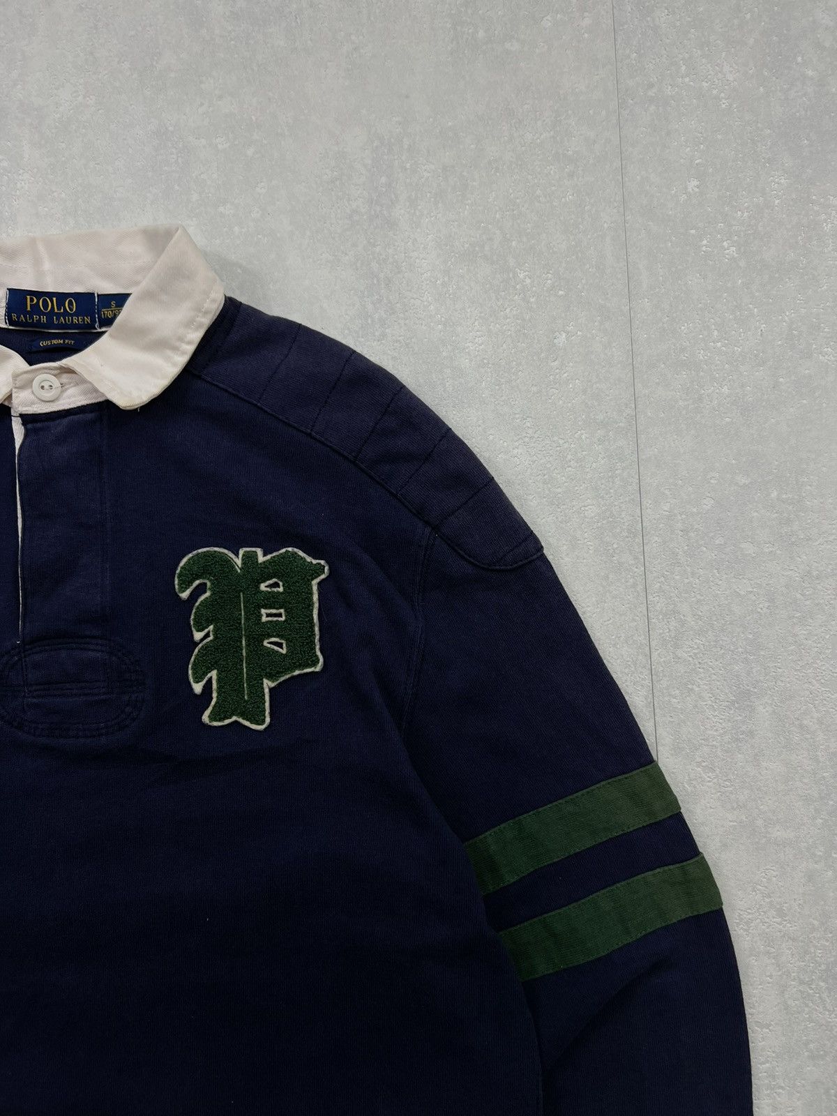 Polo Ralph Lauren 00's RALPH LAUREN BIG BACK LOGO FADED LONGSLEEVE POLO Size US S / EU 44-46 / 1 - 3 Thumbnail