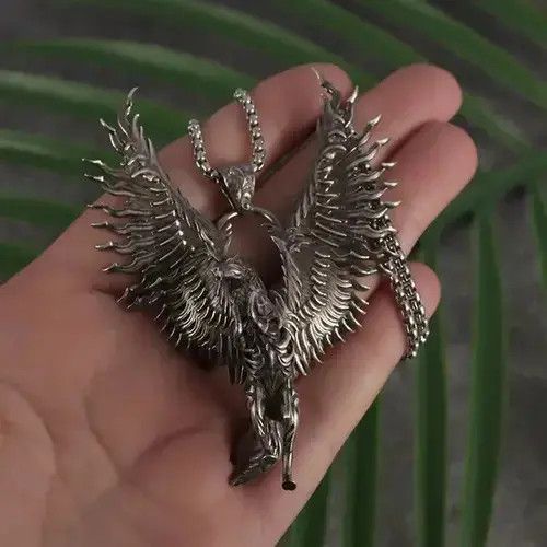 Jewelry Unicorn Wings Necklace Size ONE SIZE - 3 Thumbnail