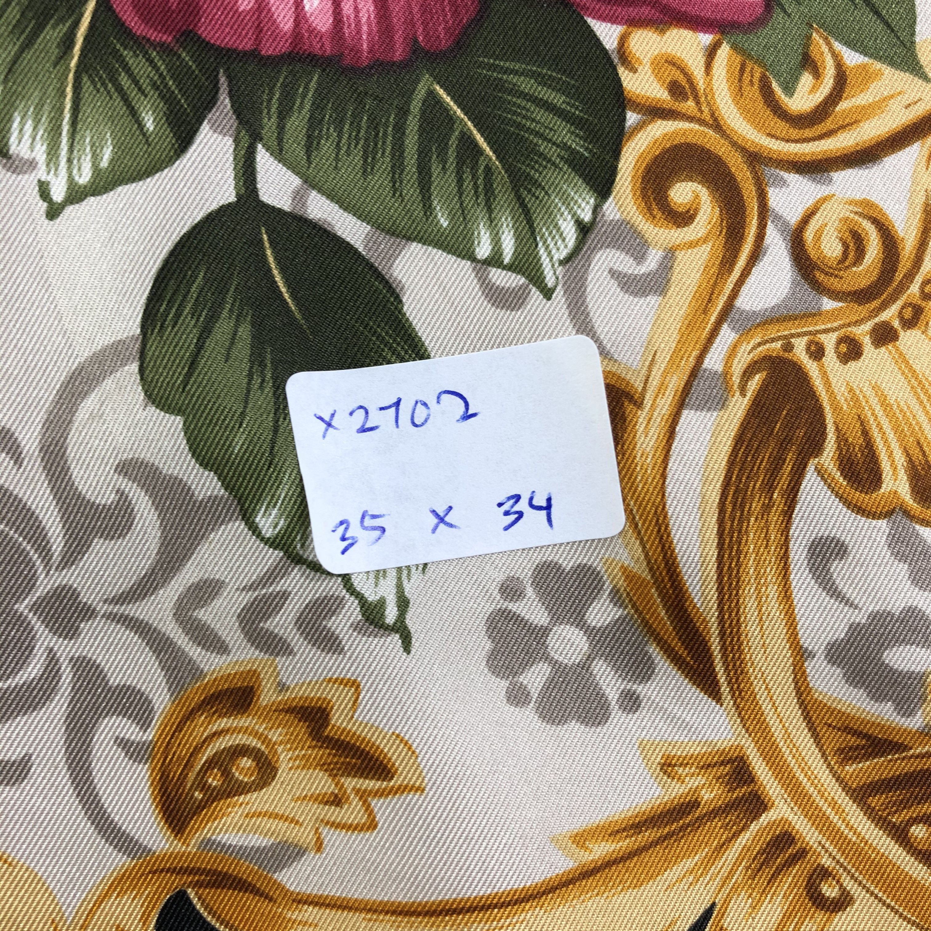 Vintage Vintage Silk Scarf Size ONE SIZE - 9 Thumbnail