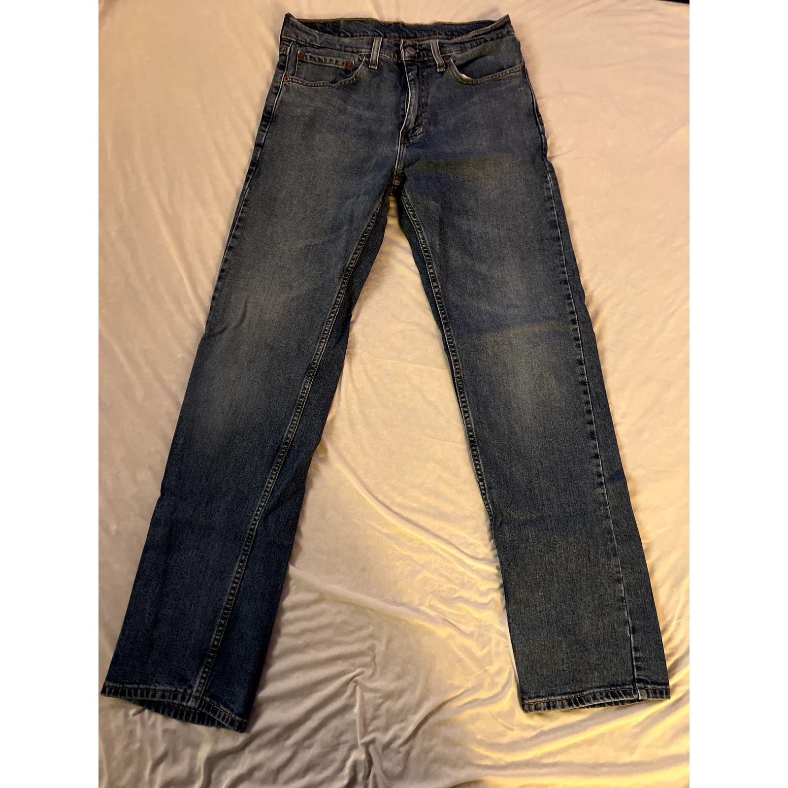 Levi's Levi's 505 Men's Jean W32L32 Original Fit Straight Leg Pants Size US 32 / EU 48 - 2 Thumbnail
