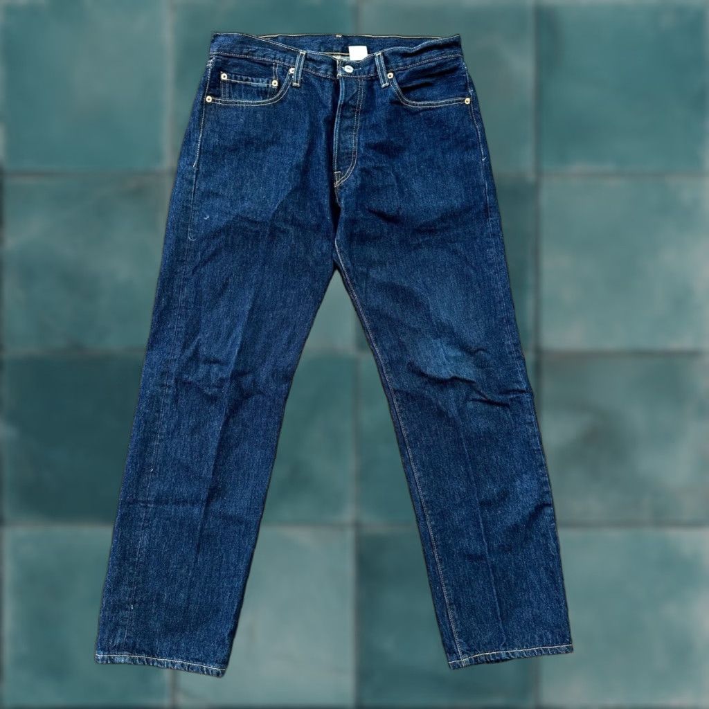 Levi's VINTAGE Levi's 501 Jeans Mens 34x32 Dark Wash Denim Straight 90s 2000s Classic Comfort Size US 34 / EU 50 - 1 Thumbnail