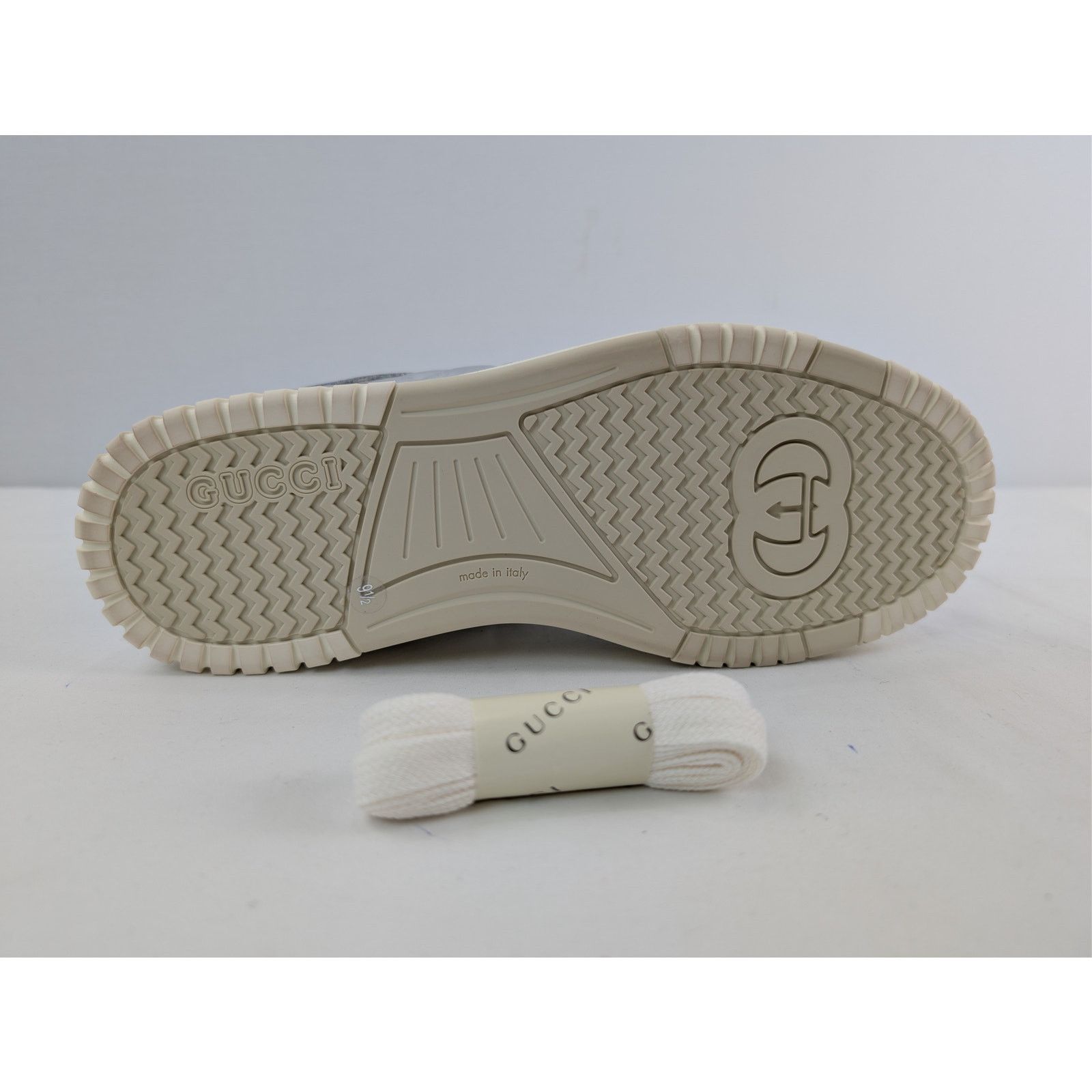 Gucci o1rshd1 Re-Web Sneaker in Glam Mirror / Glow Silver / Silver Size US 10 / EU 43 - 12 Thumbnail