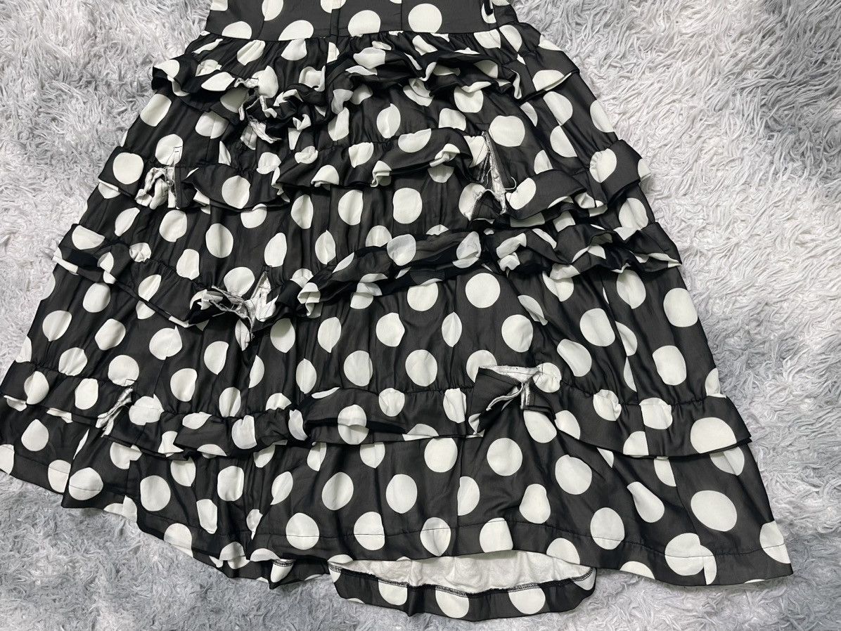 Comme des Garcons SS2010 COMME DES GARCONS GOWN POLKA RARE DISTRESSED DESIGN Size S / US 4 / IT 40 - 23 Thumbnail