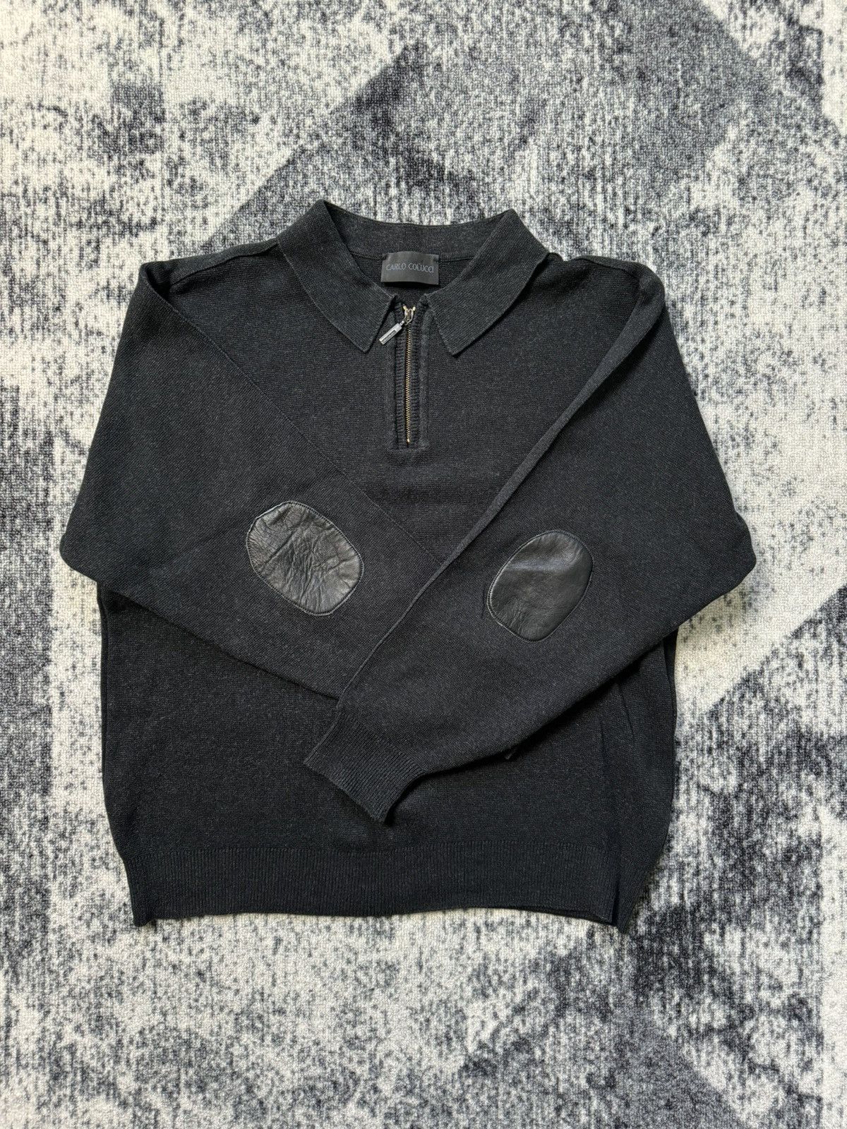 Carlo Colucci × Vintage Vintage Carlo Colucci Sweater 1/4 Zip Y2K style 90s Size US M / EU 48-50 / 2 - 5 Thumbnail