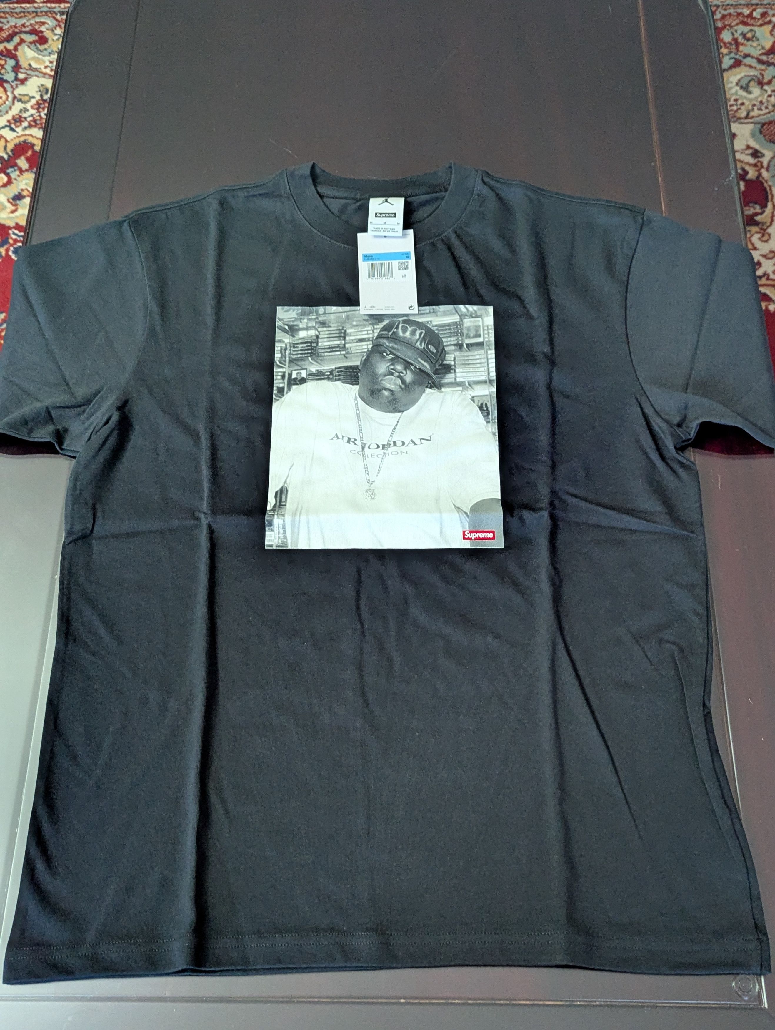 Jordan Brand Supreme Jordan Biggie tee Size US M / EU 48-50 / 2 - 1 Thumbnail