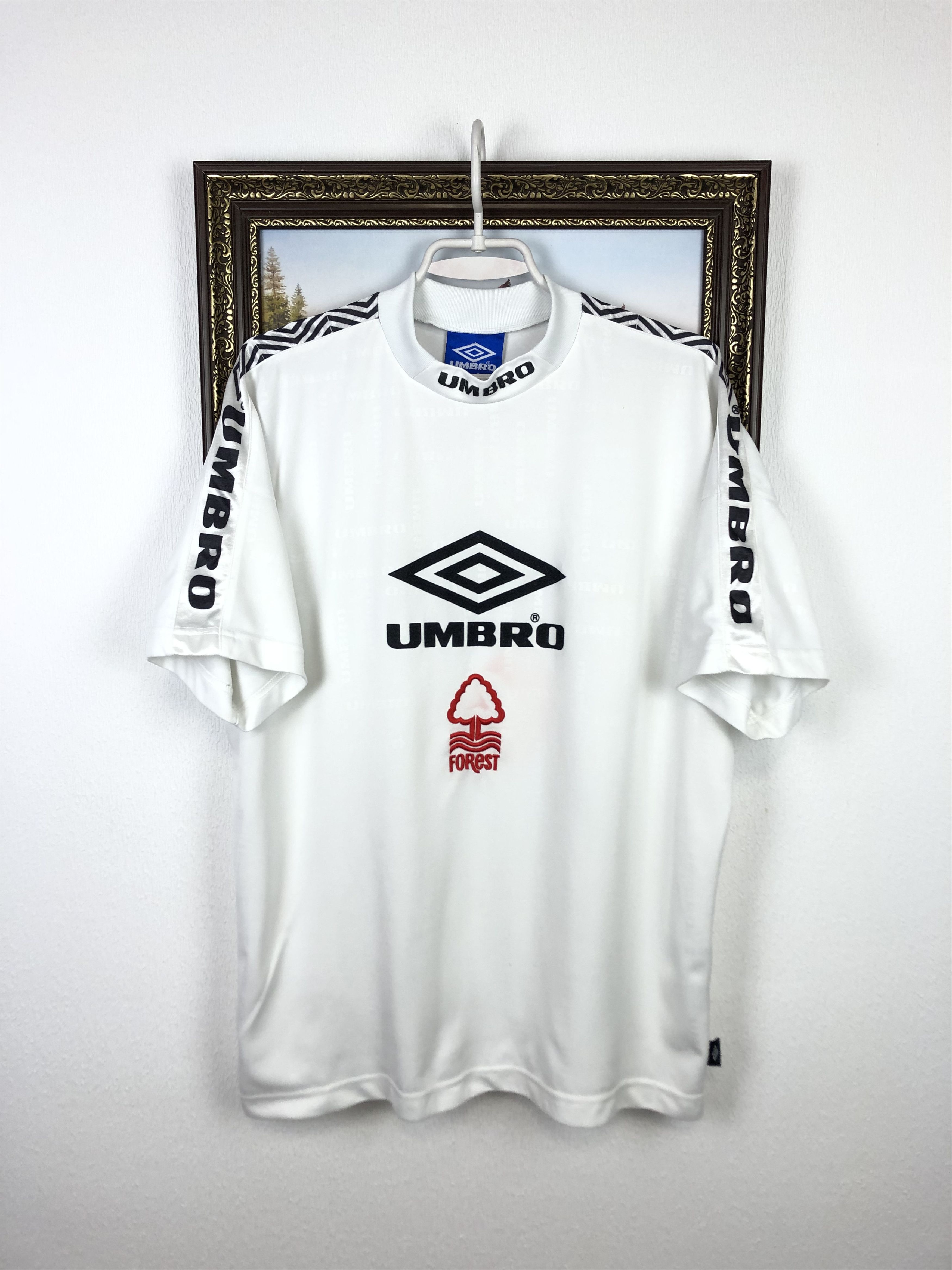 Umbro Vintage Nottingham Forest Football Train Shirt Soccer Tee Size US M / EU 48-50 / 2 - 1 Thumbnail