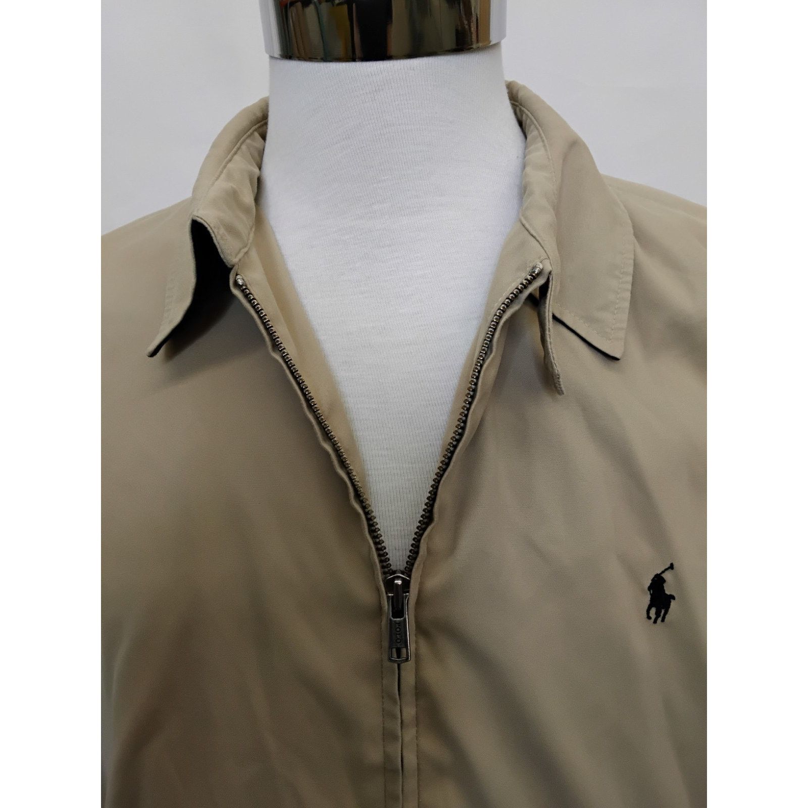 Polo Ralph Lauren Polo Ralph Lauren Bomber Jacket Men's L Tan Blue Label 90s Size US L / EU 52-54 / 3 - 6 Thumbnail