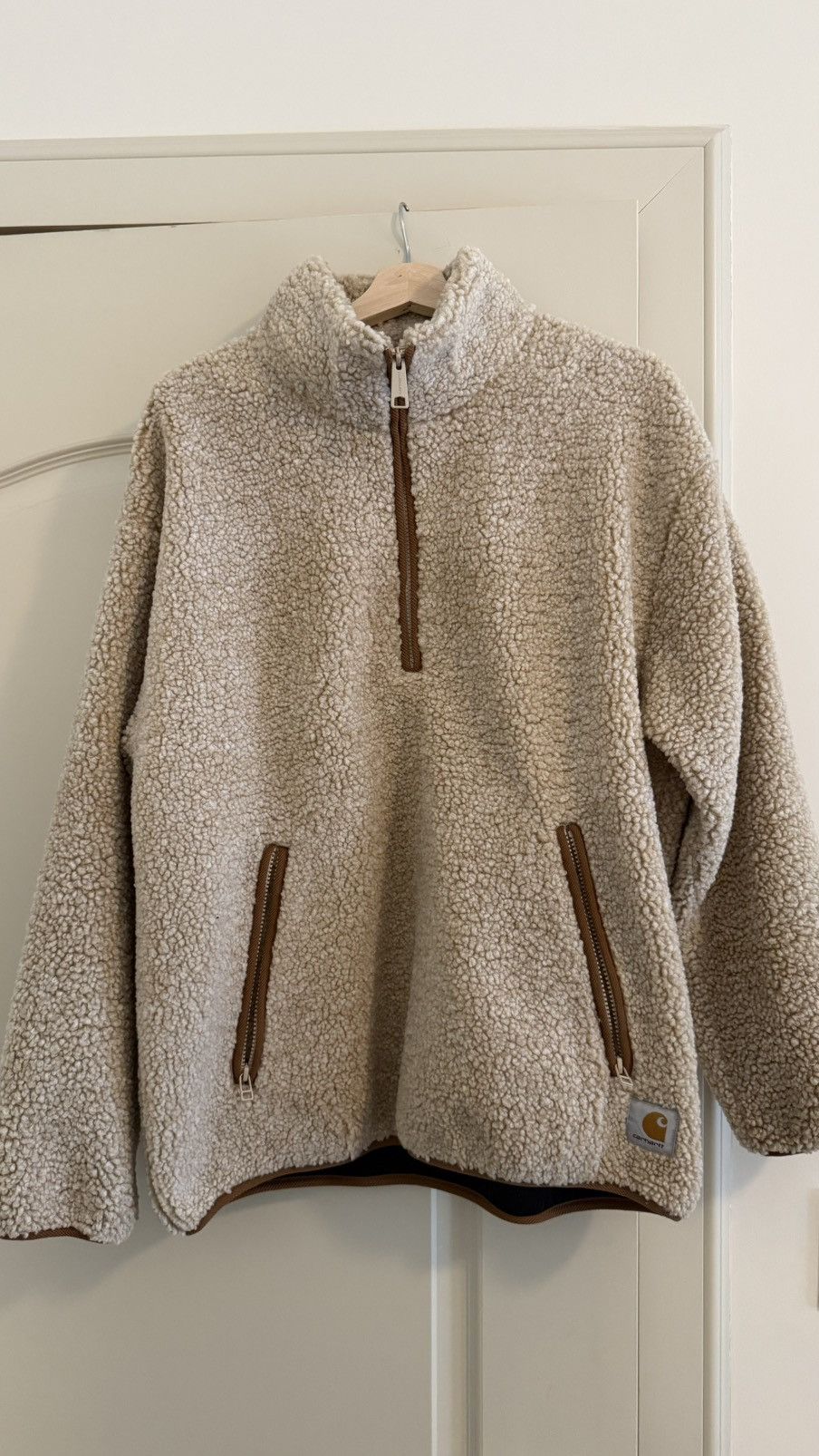 Carhartt Wip Dorper Pullover Liner | Dusty Hamilton Brown Heather Size US L / EU 52-54 / 3 - 3 Thumbnail