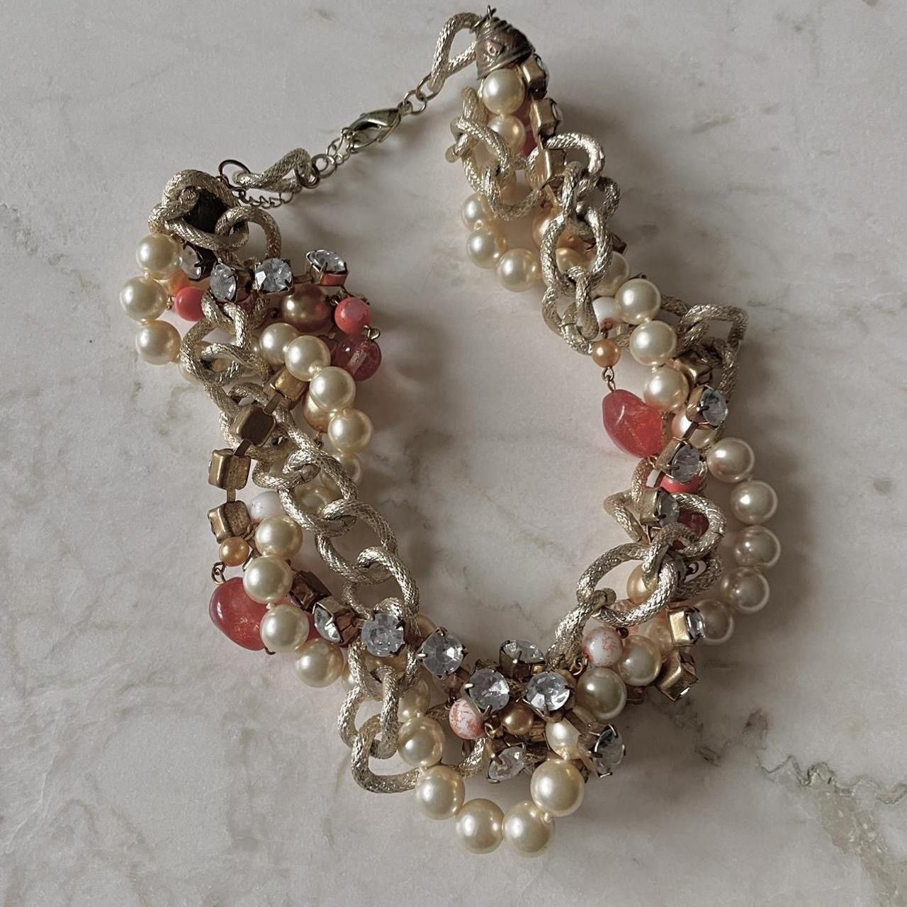 Vintage Vintage Chunky Pearled Necklace Size ONE SIZE - 1 Thumbnail
