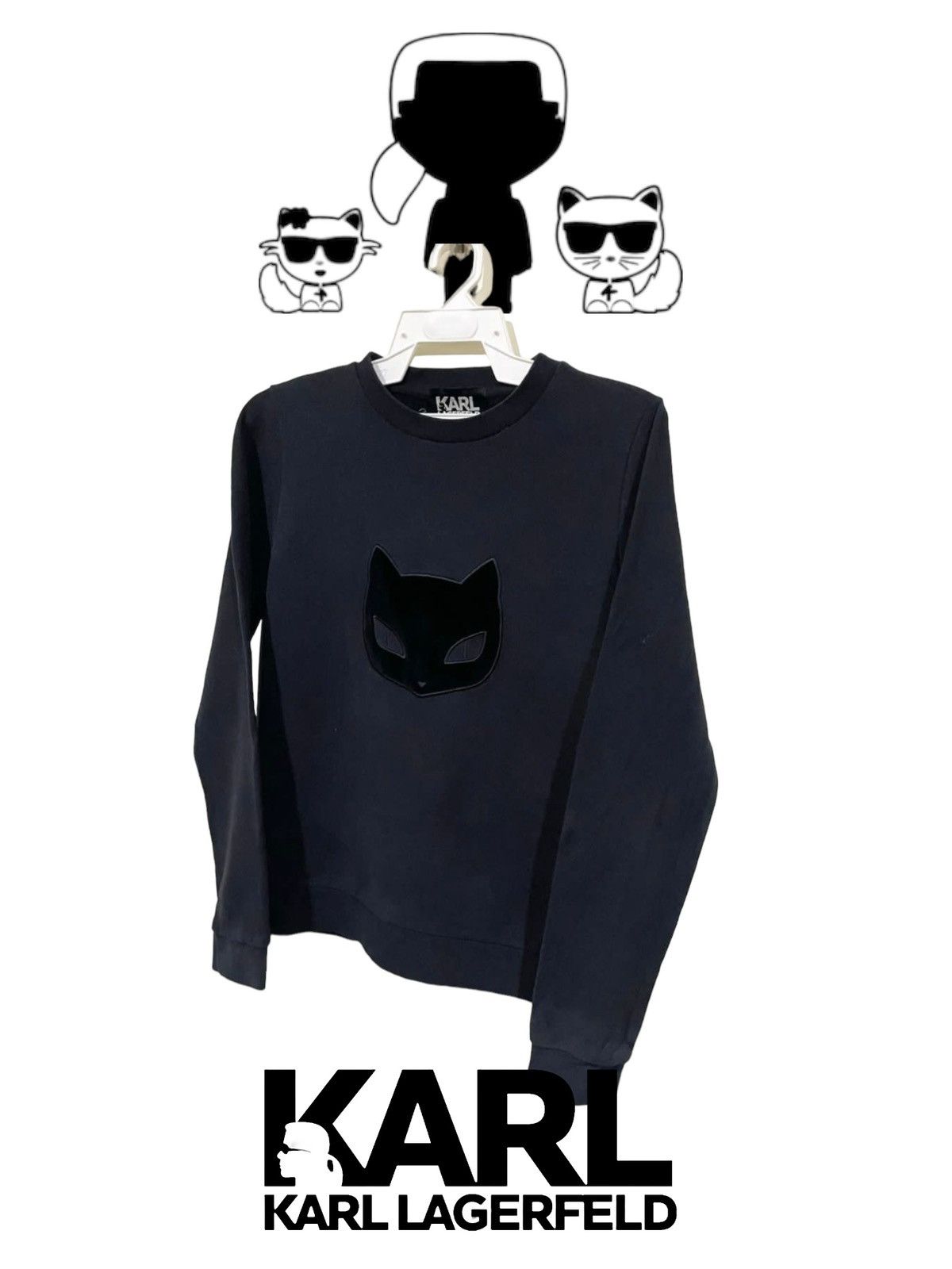 CAT'S PAW × Karl Lagerfeld Karl Lagerfeld Minimalist Jumper Sweater Size US XS / EU 42 / 0 - 4 Thumbnail