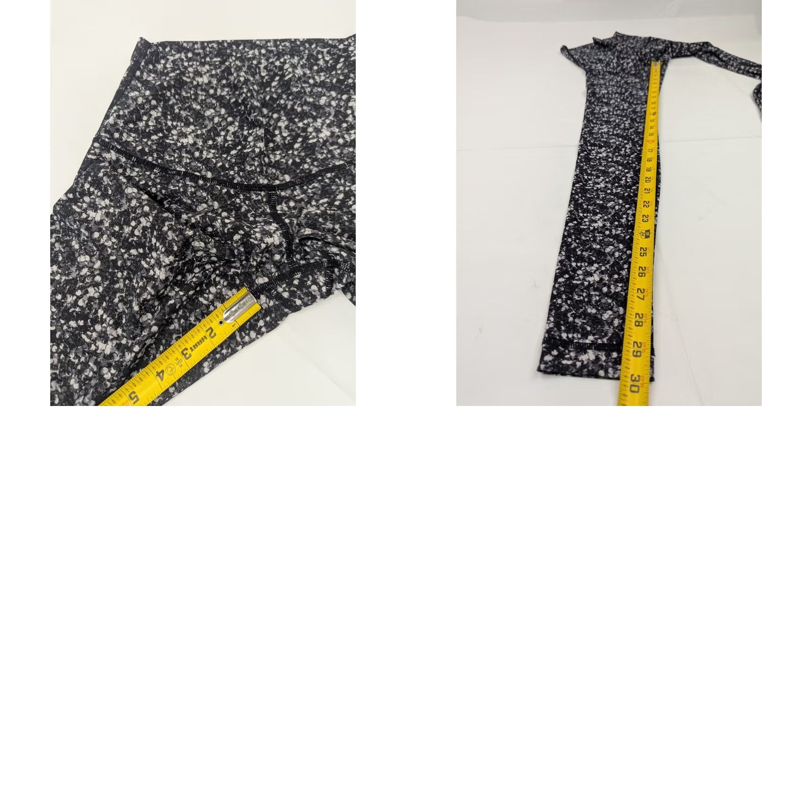 Lululemon Lululemon Align Leggings Women 4 Black White Confetti Print EUC Stretch Yoga Pants Size 27" / US 4 / IT 40 - 8 Thumbnail