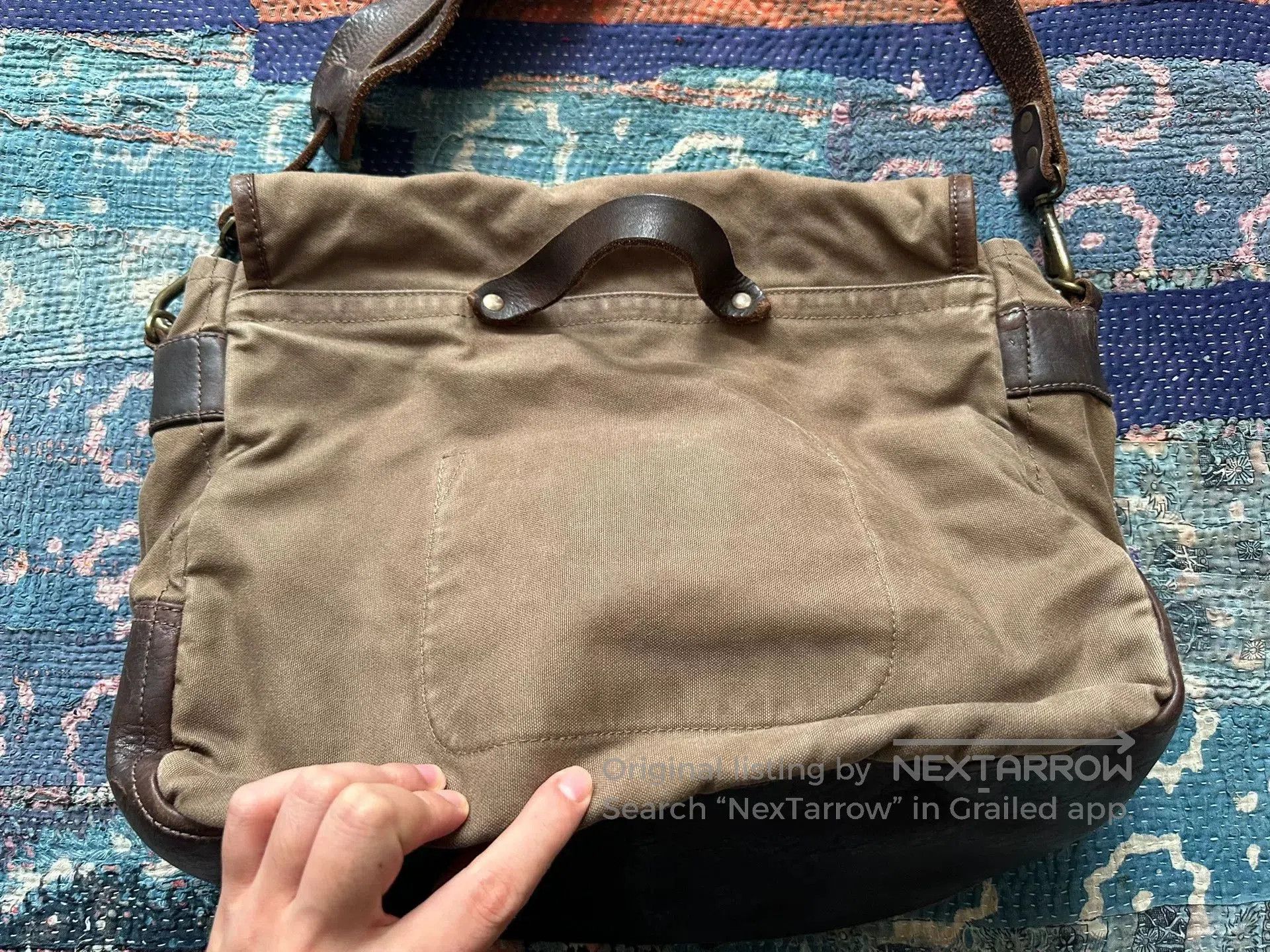 RRL Ralph Lauren rrl messenger bag with shoulder strap. Size ONE SIZE - 5 Thumbnail