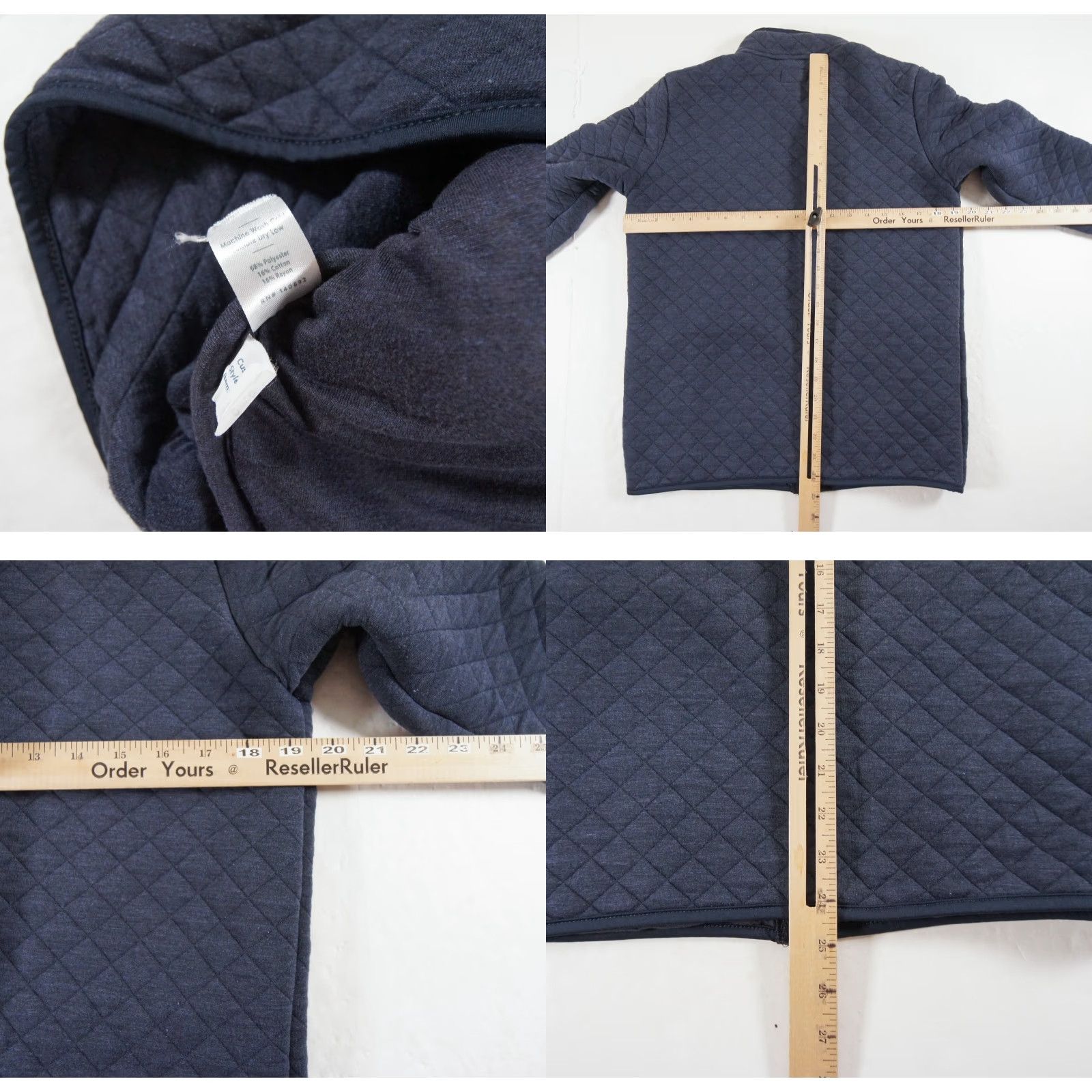 Marine Layer Marine Layer Jacket Mens Smal Blue Corbet Full Zip Quilt Adult Outdoors Casual Size US S / EU 44-46 / 1 - 8 Thumbnail