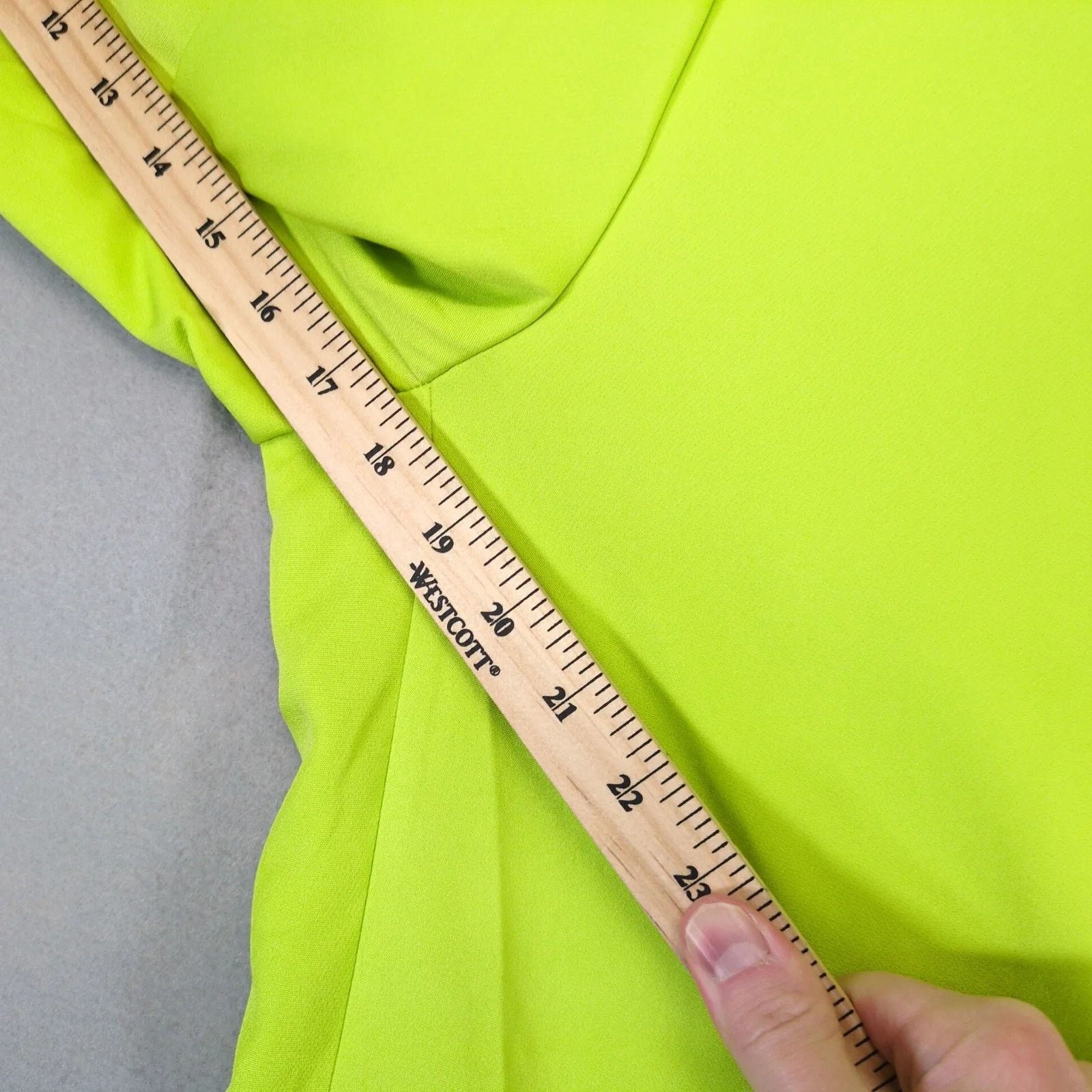 Shein Shein Curve Neon Lime Longline Blazer Jacket Women's 3XL Size 3XL / US 20-22 - 6 Thumbnail