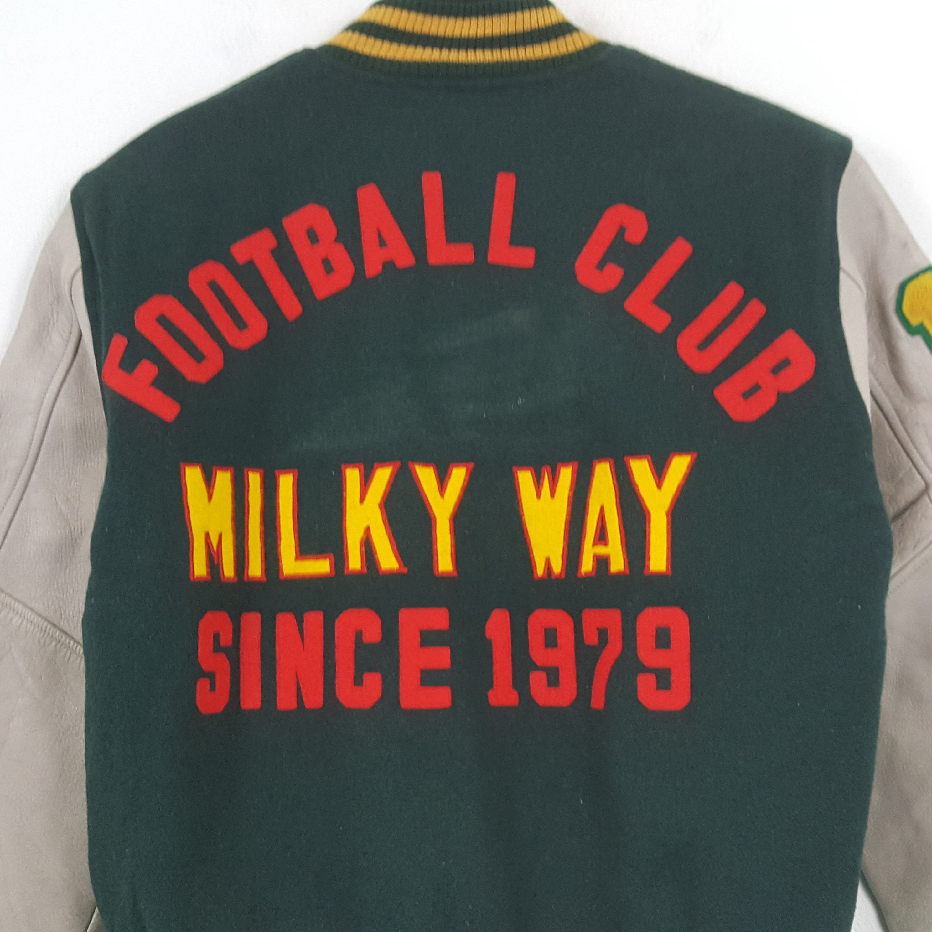 Vintage Football Club MILKY WAY Varsity Jacket C291N23 Size US M / EU 48-50 / 2 - 2 Thumbnail