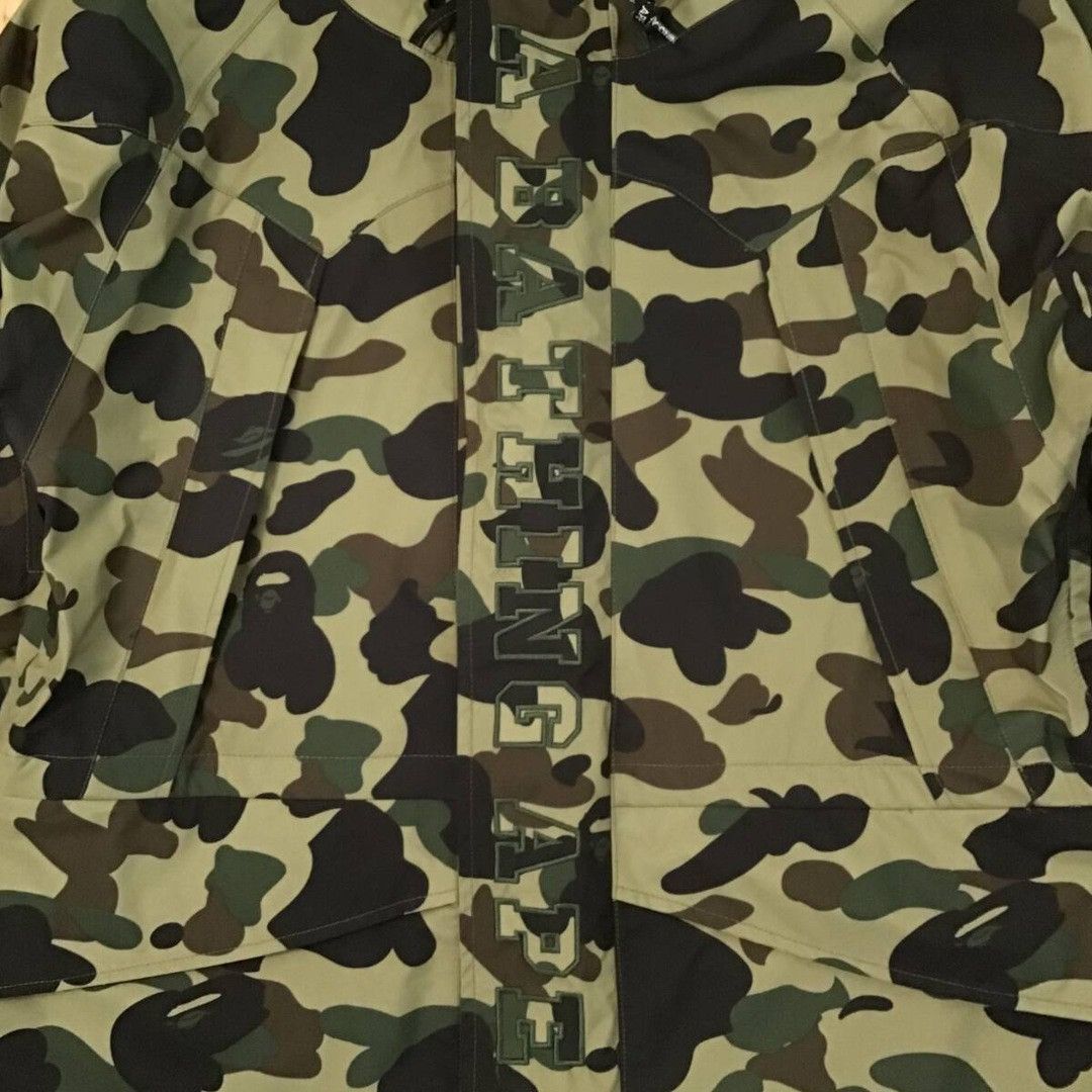 Bape × Goretex BAPE GORE TEX 1st camo green hoodie snowboard jacket APE Size US M / EU 48-50 / 2 - 2 Thumbnail
