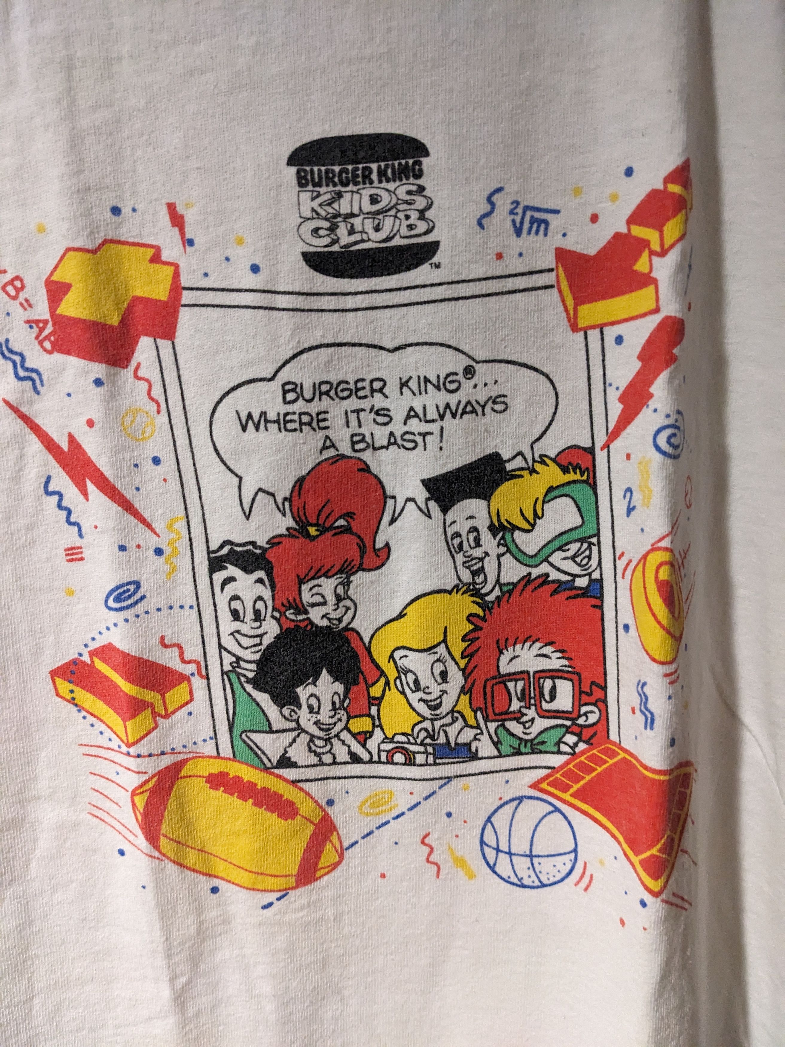 Vintage Vintage 90s Burger King Kids Club Promo YOUTH Large T-Shirt Size US L / EU 52-54 / 3 - 2 Thumbnail