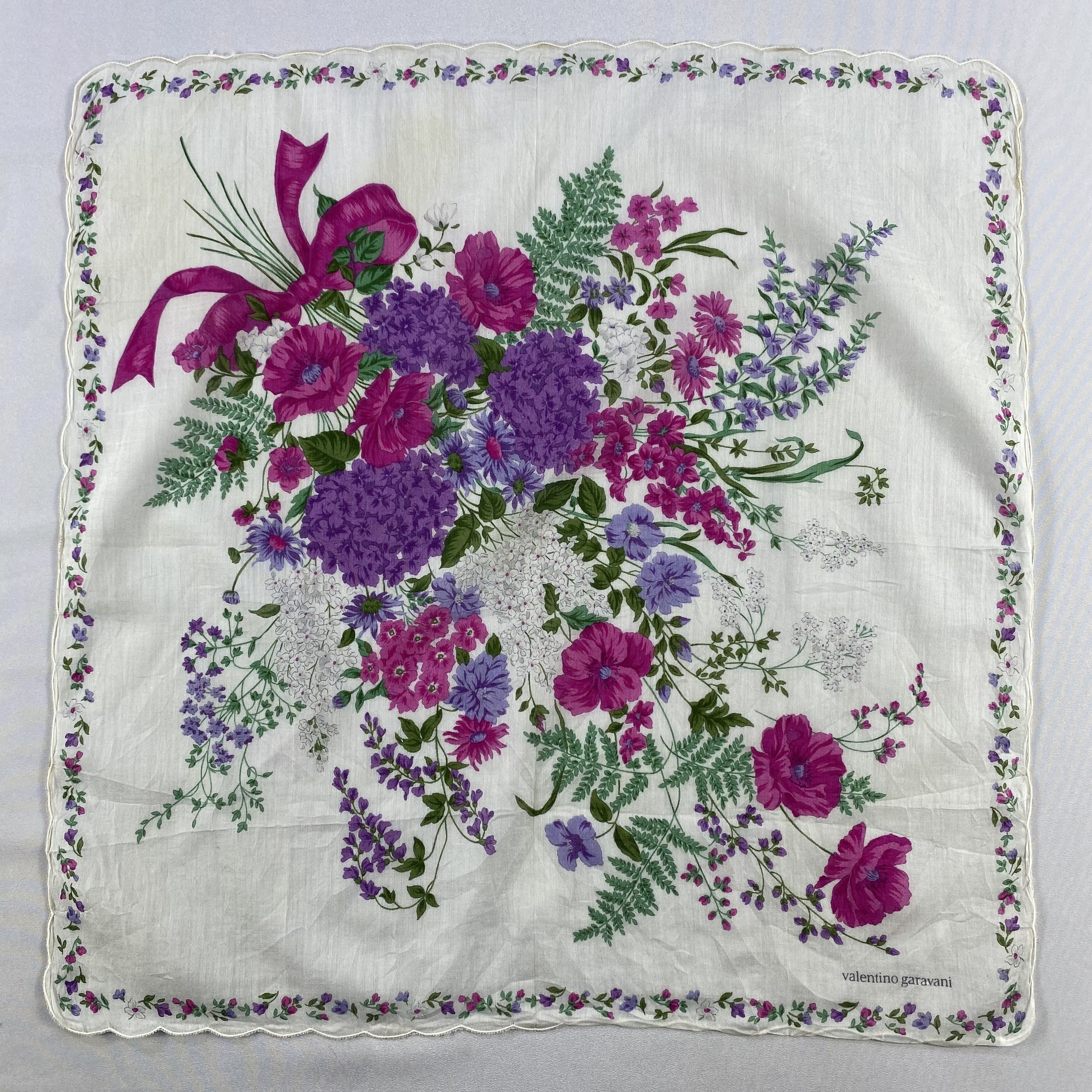 Valentino × Vintage Valentino Garavani Bandana/ Handkerchief / Neckerchief Size ONE SIZE - 3 Thumbnail