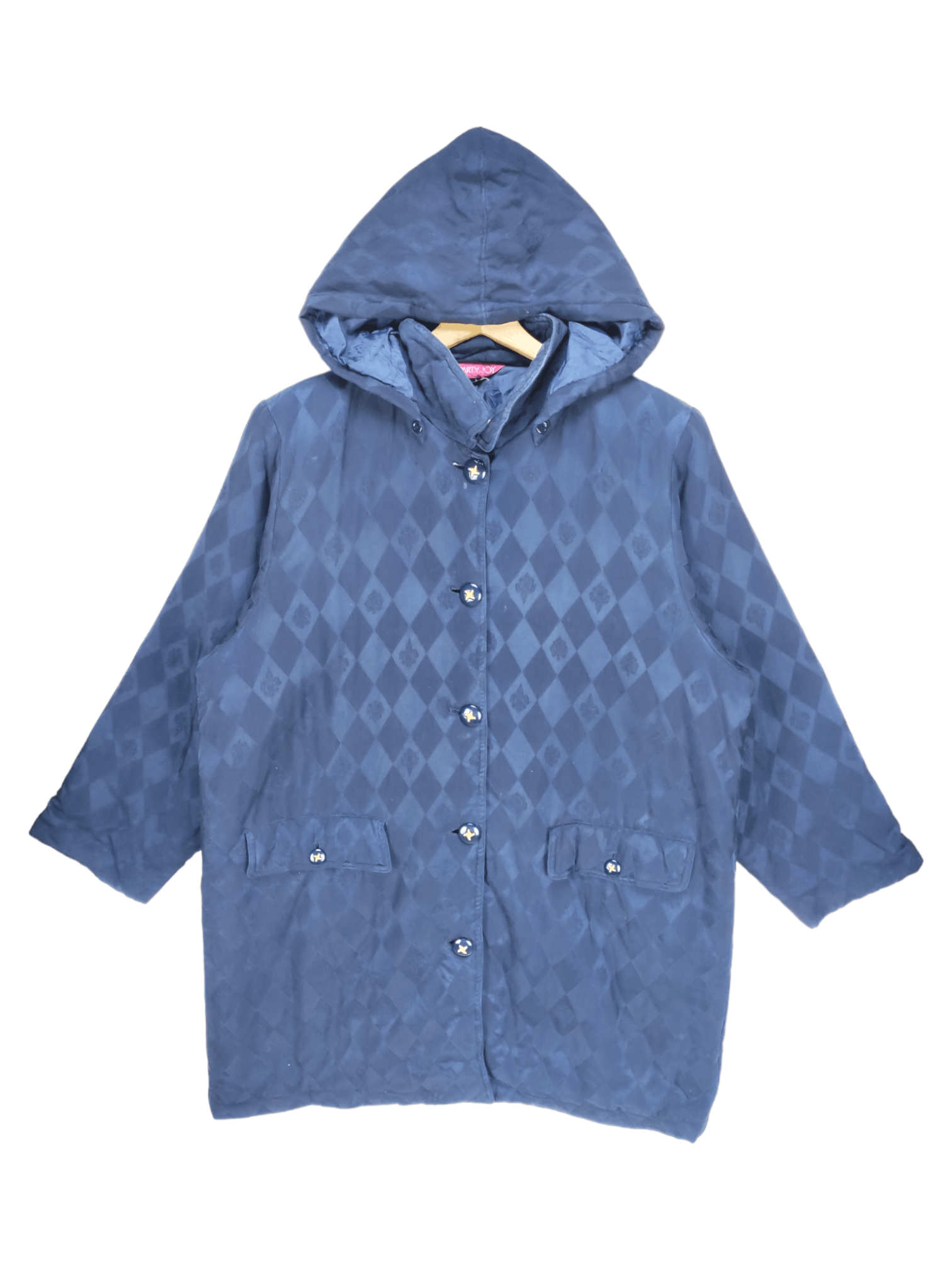 Japanese Brand × Vintage Steals🔥Vintage Jacket Hooded Button by Party Joy Size L / US 10 / IT 46 - 1 Thumbnail