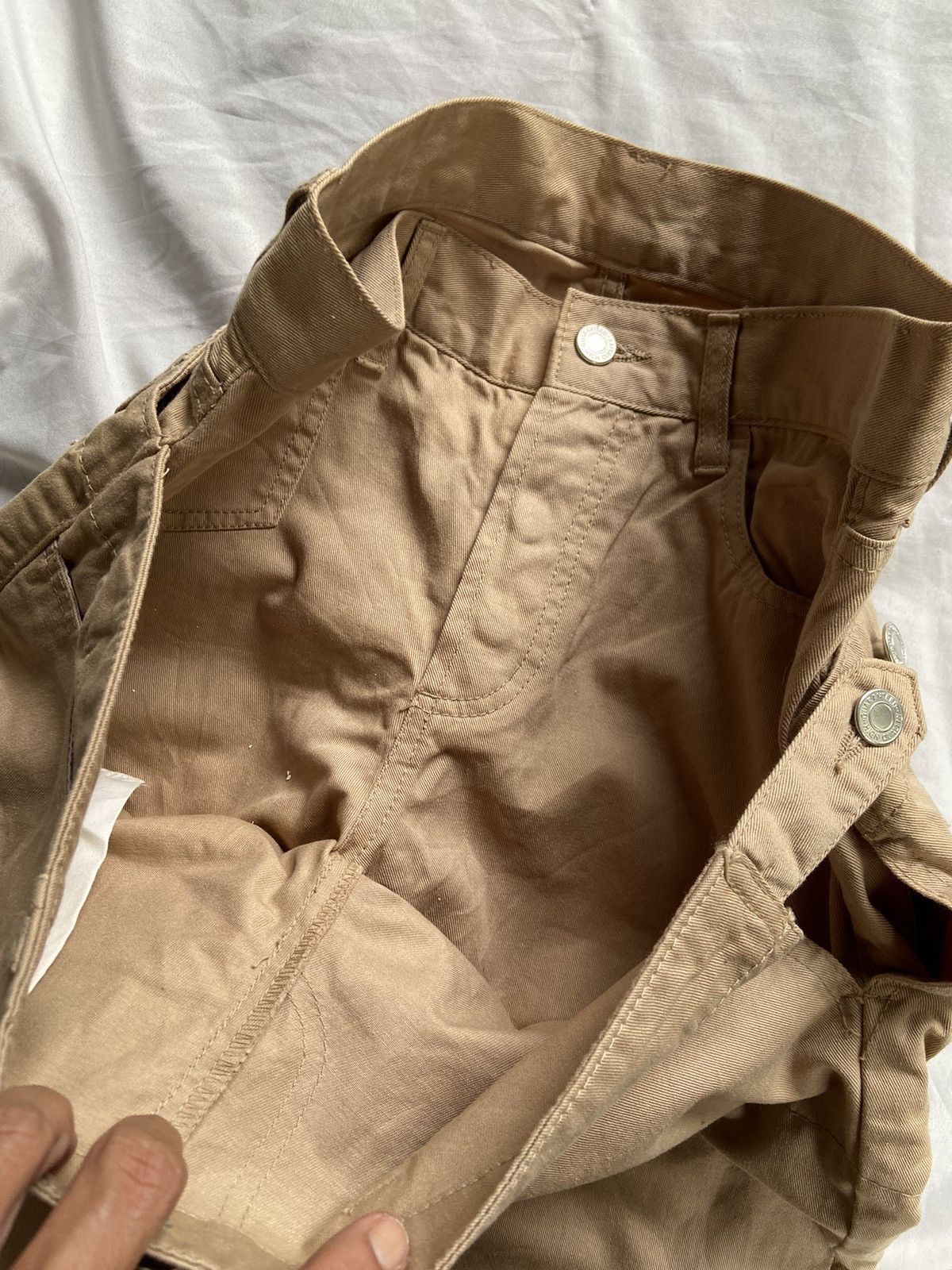 Japanese Brand DOUBLE LAYER JAPANESE CASUAL CHINO PANTS Size US 30 / EU 46 - 5 Thumbnail