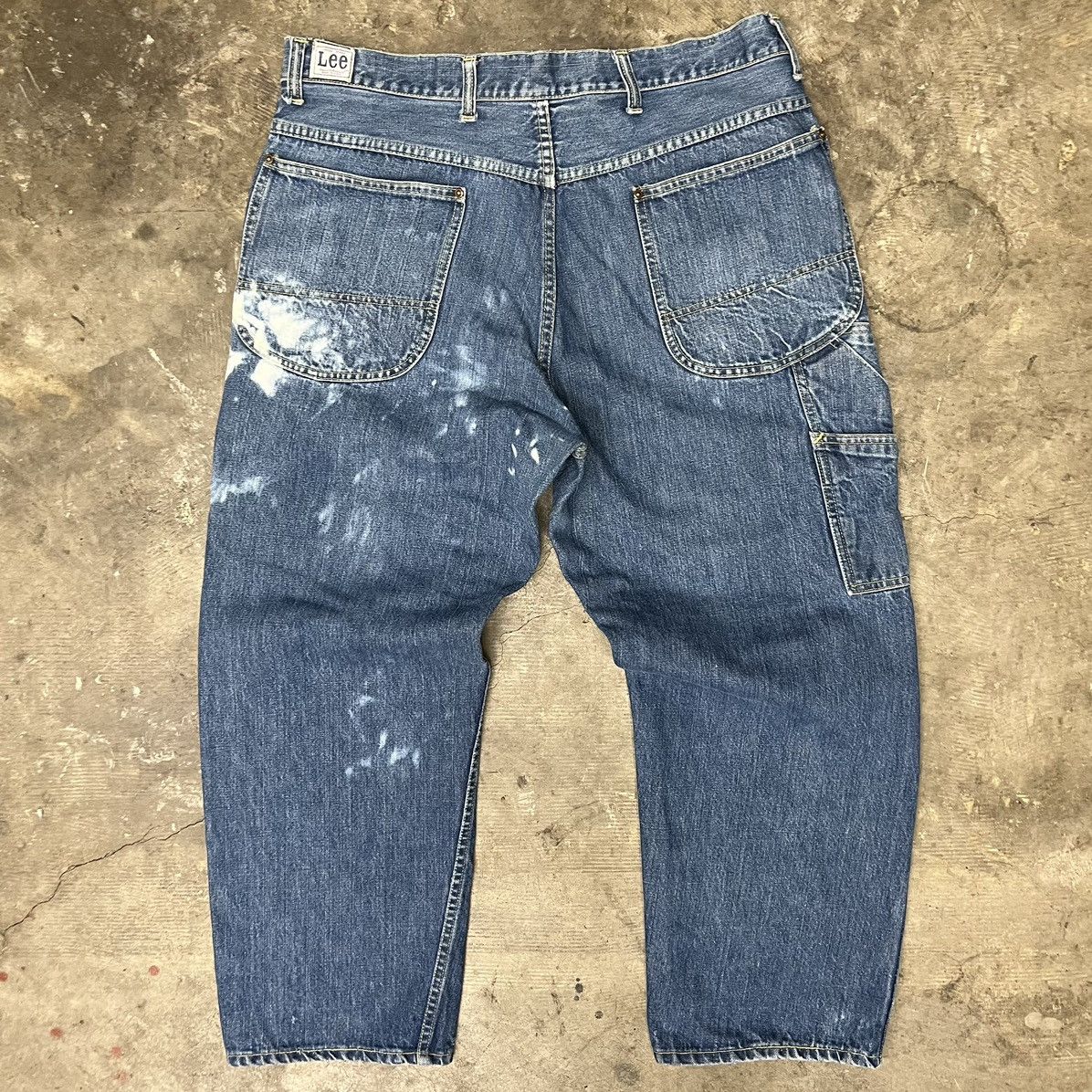 image of 1950S Lee Sanforized Carpenter Jeans Jelt in Denim, Men's (Size 38)