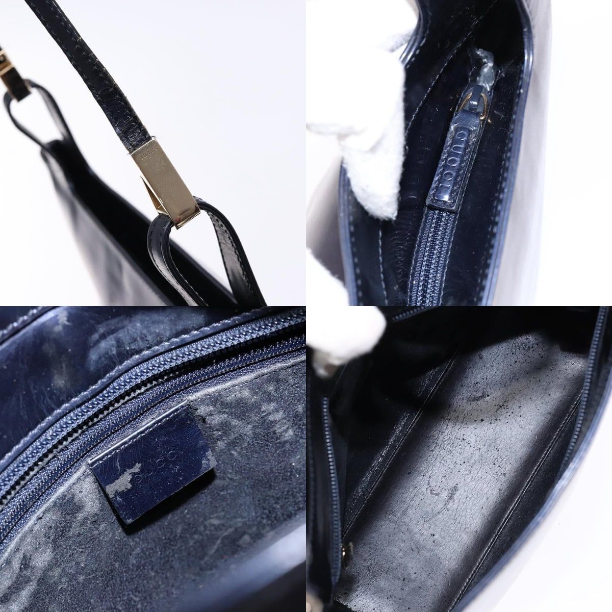 Gucci GUCCI Shoulder Bag Enamel Navy Silver Size ONE SIZE - 11 Thumbnail