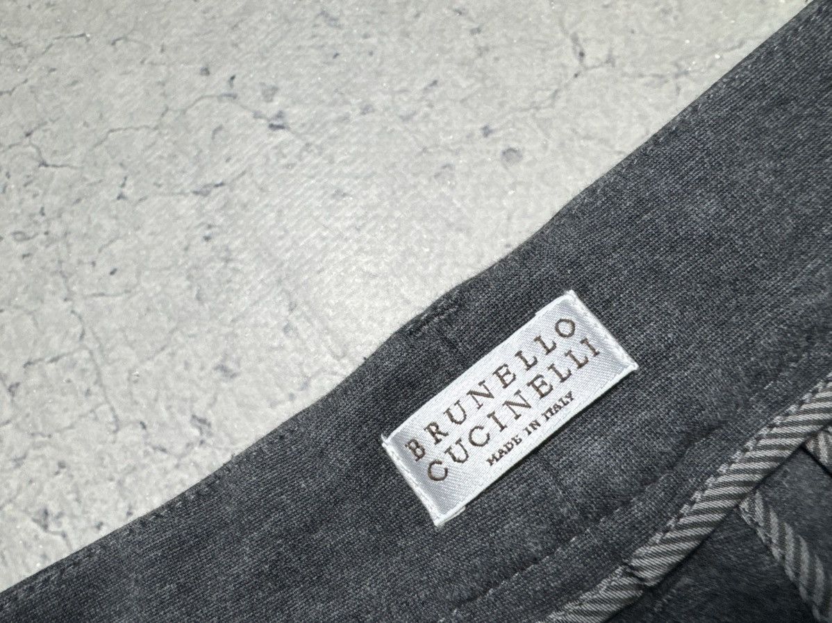 Brunello Cucinelli Brunello Cucinelli Women’s Pants Grey Size IT 44 Size 30" / US 8 / IT 44 - 6 Thumbnail
