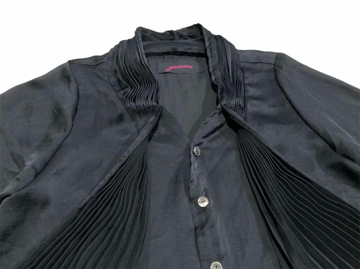 Yohji Yamamoto 🔥Y2K Japanese Gomme Homme Pleats Bondage Shirt Goth Punk Size US L / EU 52-54 / 3 - 4 Thumbnail