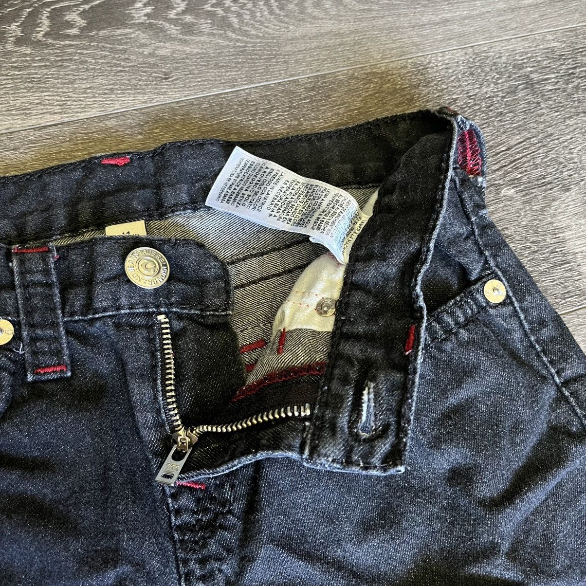 True Religion × Vintage Vintage Y2K 2000s True Religion Straight Flap Denim Jeans 14 Size 28" / US 6 / IT 42 - 11 Thumbnail
