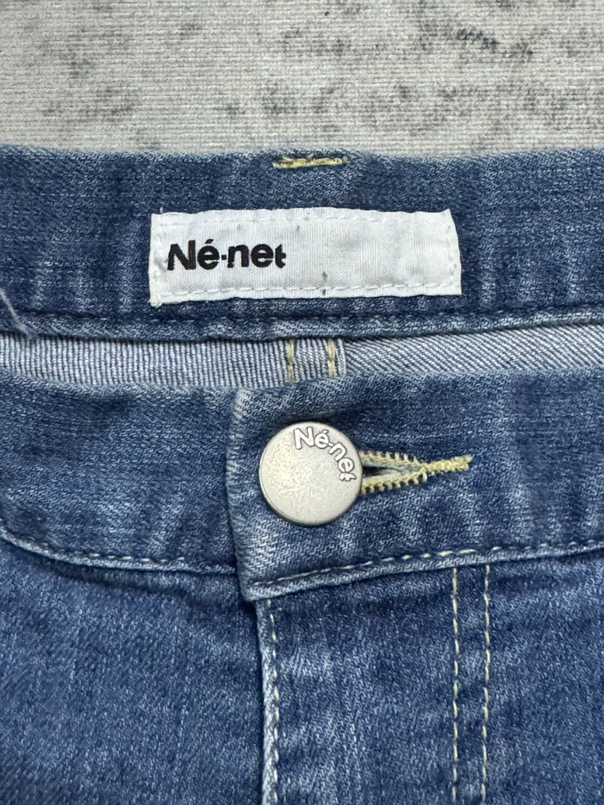 Ne-Net NE-NET ISSEY MIYAKE Dropcrotch Denim Jeans W30 Size US 30 / EU 46 - 5 Thumbnail