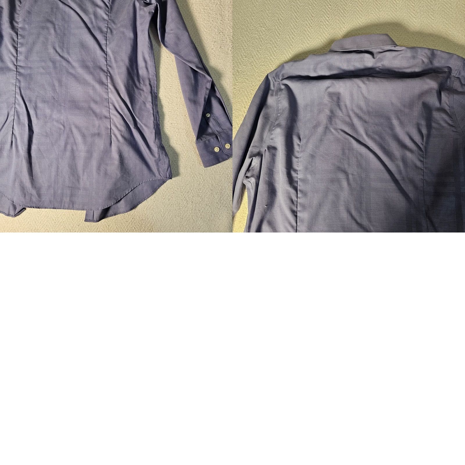 Perry Ellis Perry Ellis Button-Up Shirt Men’s Long Sleeve Blue Stripe City Fit Small 14.5 Regular Cotton Spandex Knit Blue Size US M / EU 48-50 / 2 - 8 Thumbnail