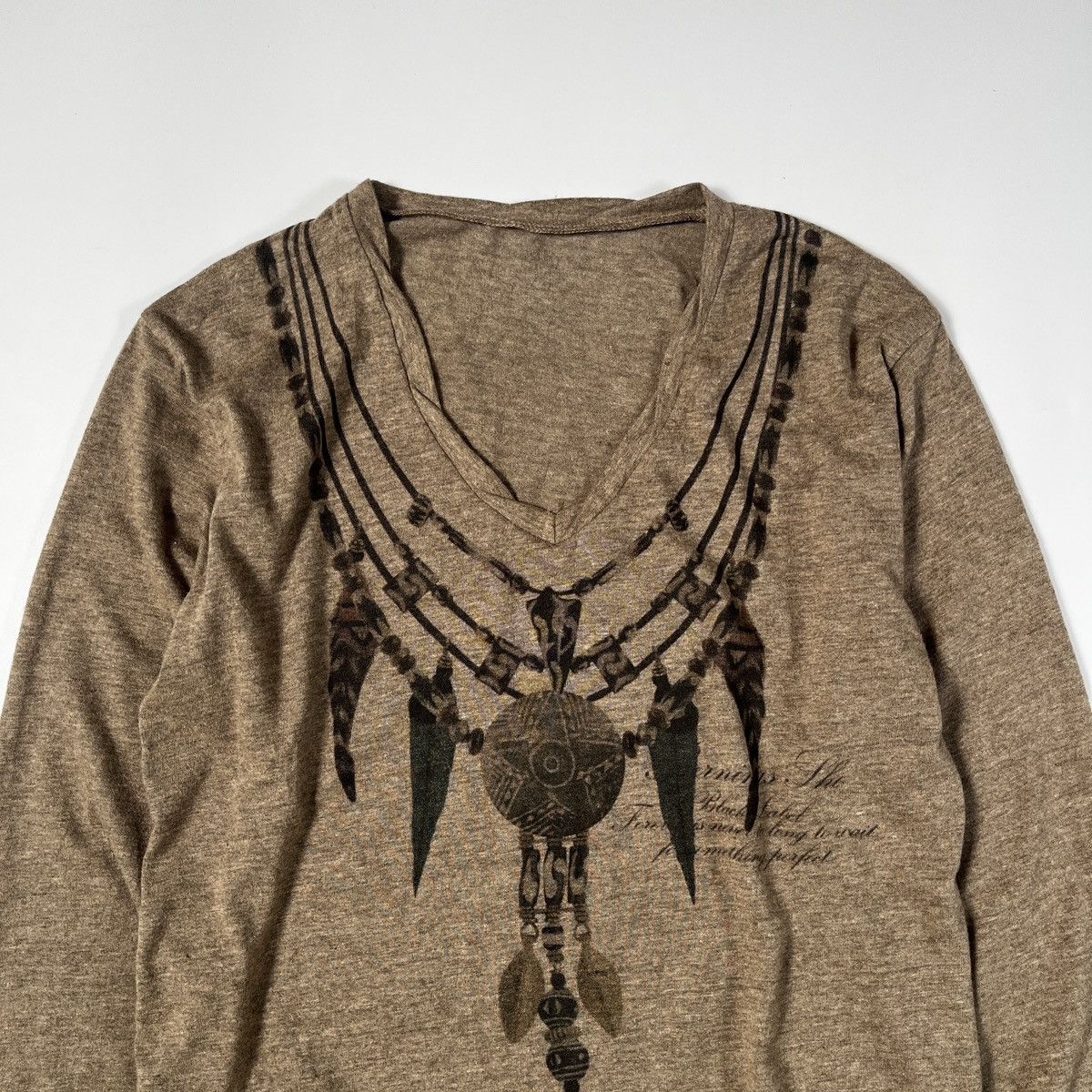 GOA G.O.A. Feather necklace tee Size US S / EU 44-46 / 1 - 2 Thumbnail