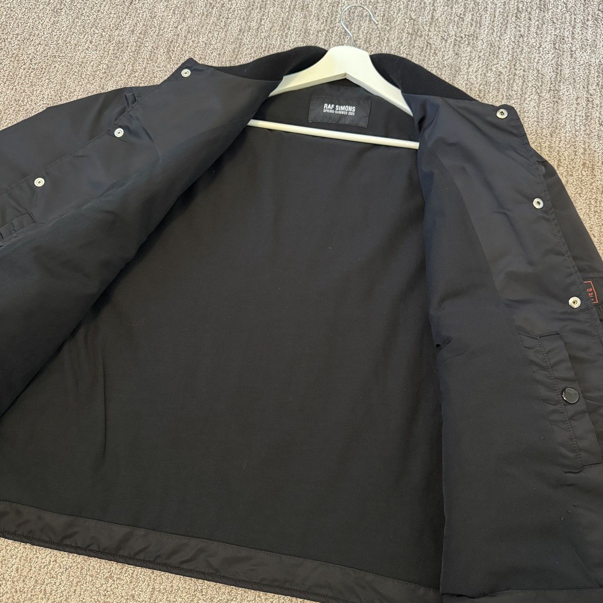 Raf Simons Raf Simons Spring/Summer 2023 Men’s Collared Bomber Jacket Size US XL / EU 56 / 4 - 4 Thumbnail