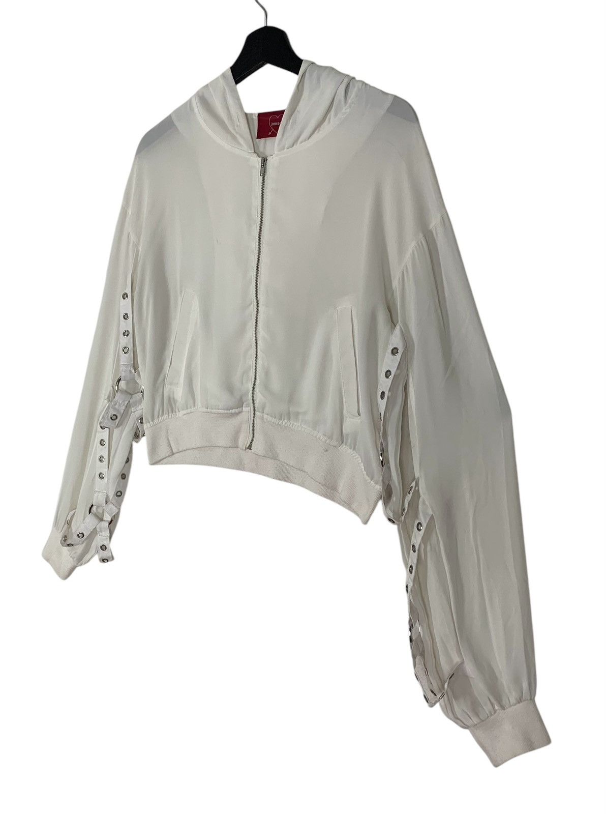 Japanese Brand Jamie I-I7 JapaneseBrand StreetWear Crop top Hoodie Jacket Size S / US 4 / IT 40 - 7 Thumbnail