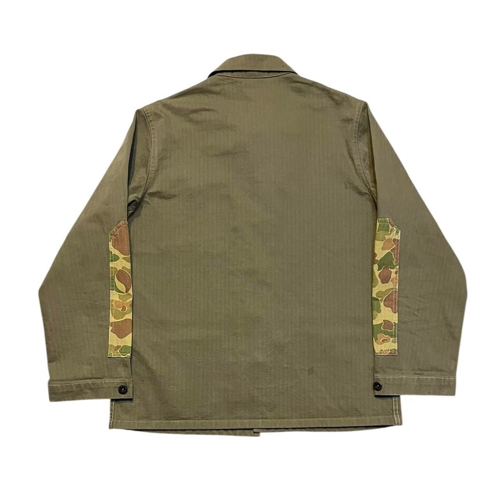 Buzz Rickson's Buzz Ricksons USMC Herringbone Utility Jacket frog skin camo Size US M / EU 48-50 / 2 - 4 Thumbnail