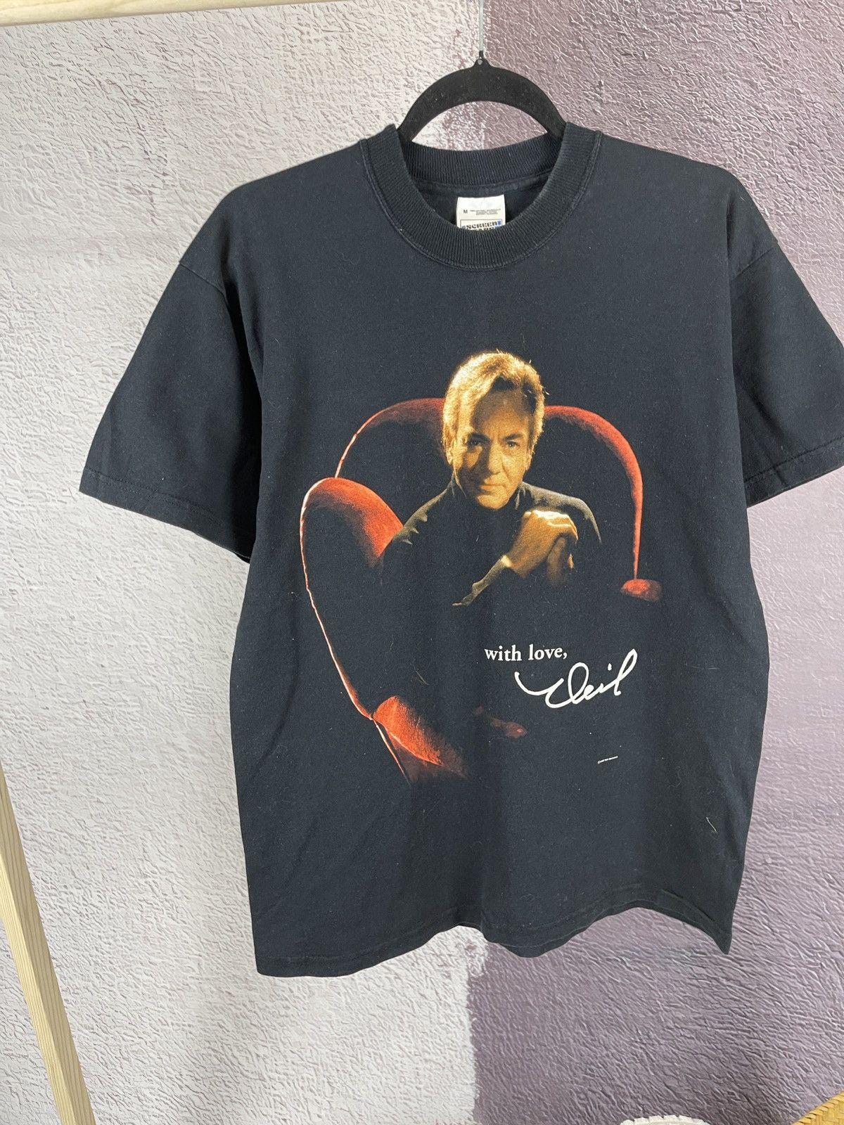 Band Tees × Vintage 90s vintage Neil Diamond 1999 World Tour Europe band tee Size US M / EU 48-50 / 2 - 4 Thumbnail