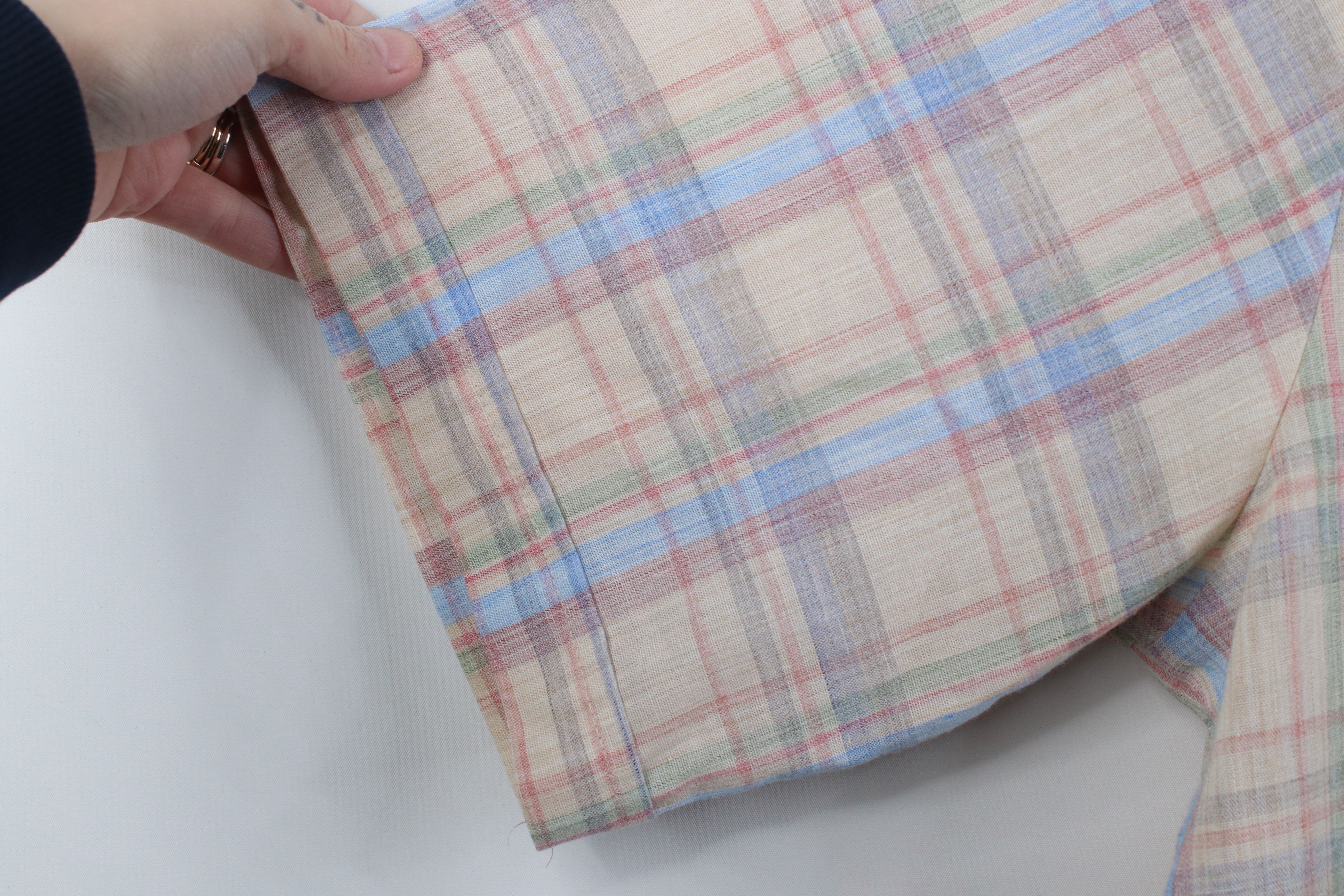 Vintage Vintage 70s Streetwear Madras Short Sleeve Button Shirt Size US L / EU 52-54 / 3 - 7 Thumbnail