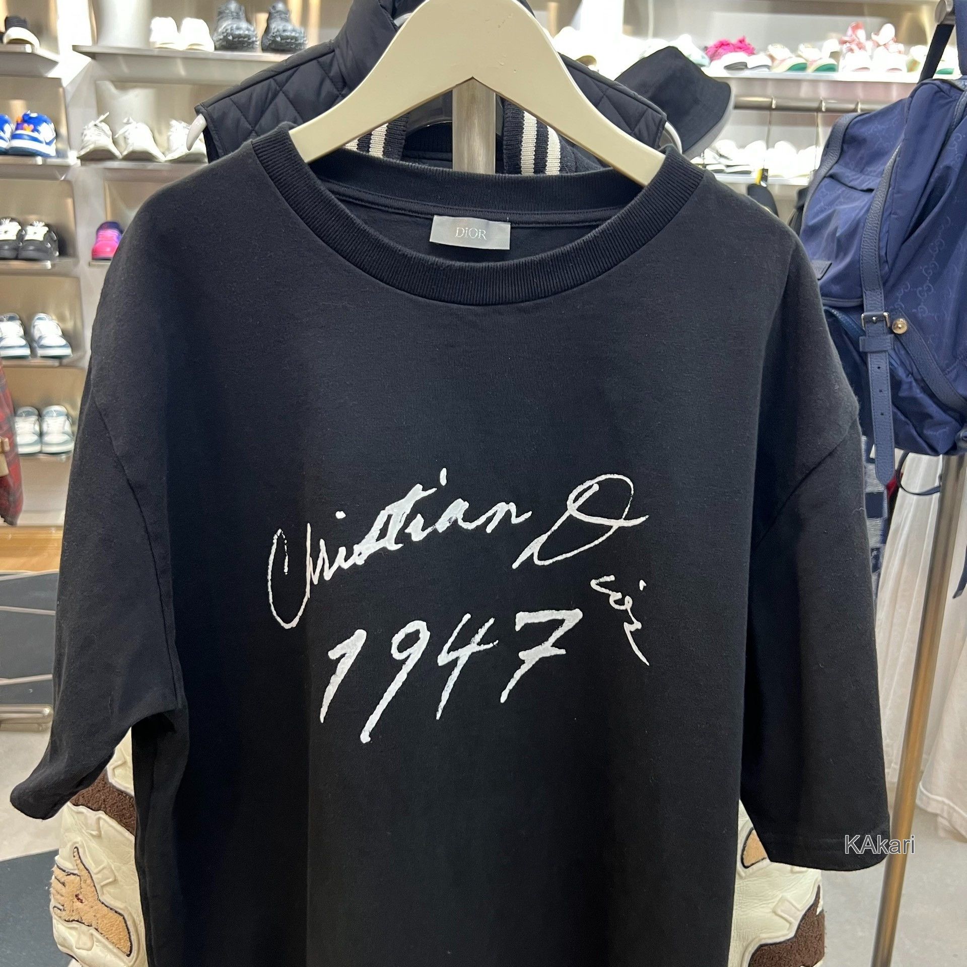 Dior DIOR Logo Print Crewneck Loose T-Shirt Men's Size US XXL / EU 58 / 5 - 2 Thumbnail