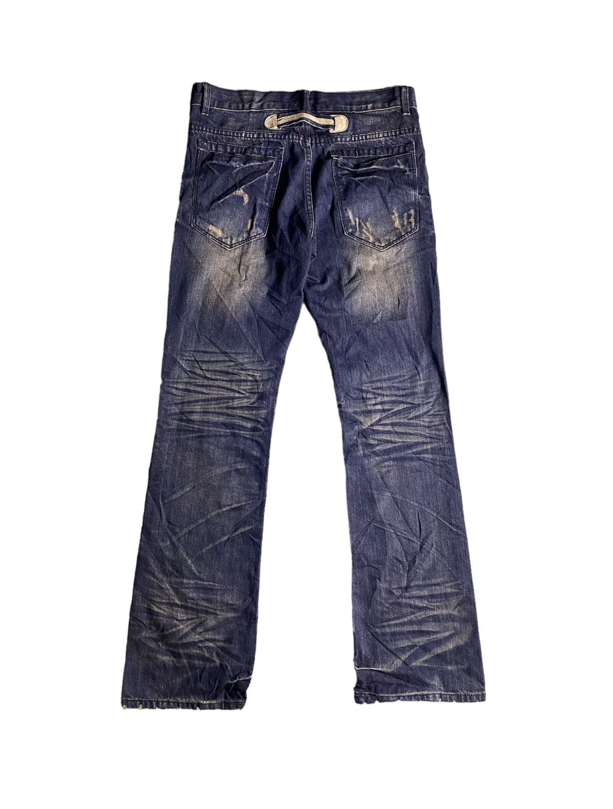 Hysteric Glamour Rare Jack Rose Faded cat whiskers Denim Size US 34 / EU 50 - 3 Thumbnail