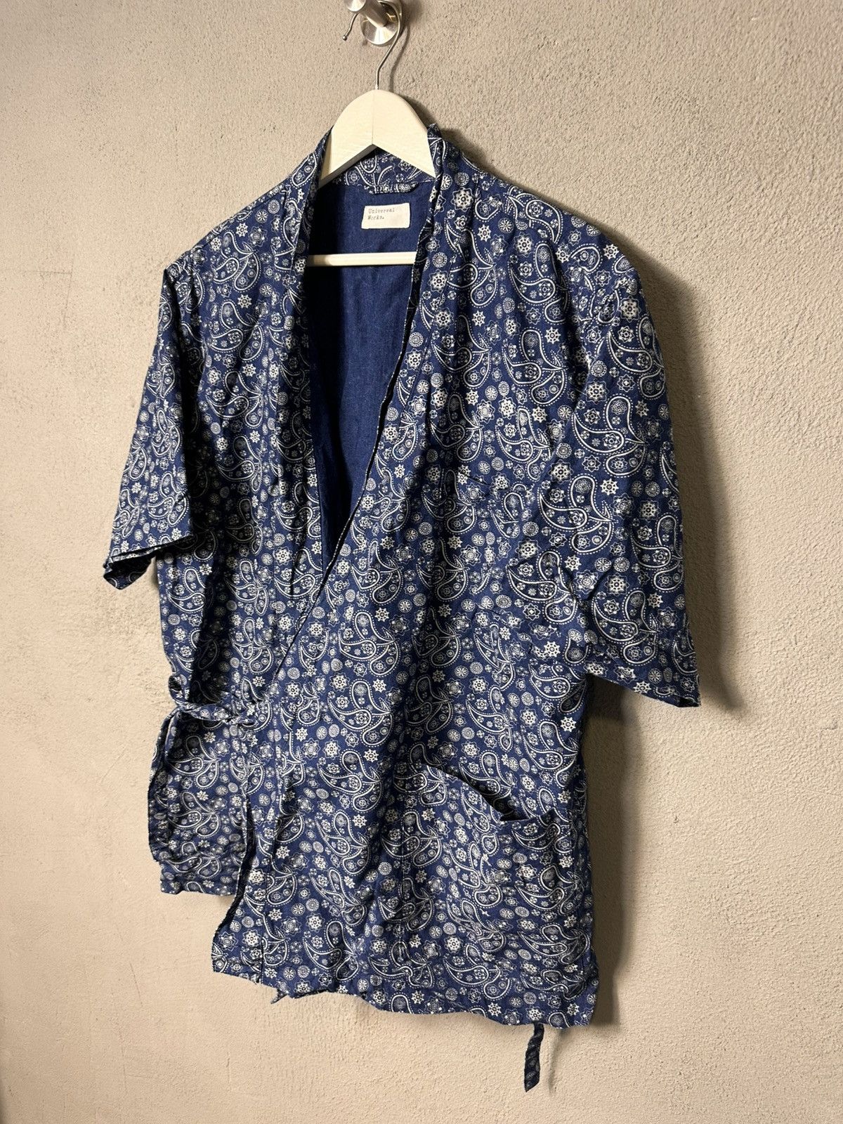 Universal Works Universal Works Japanese Paisley Short Sleeve Kyoto Shirt Size US XL / EU 56 / 4 - 2 Thumbnail