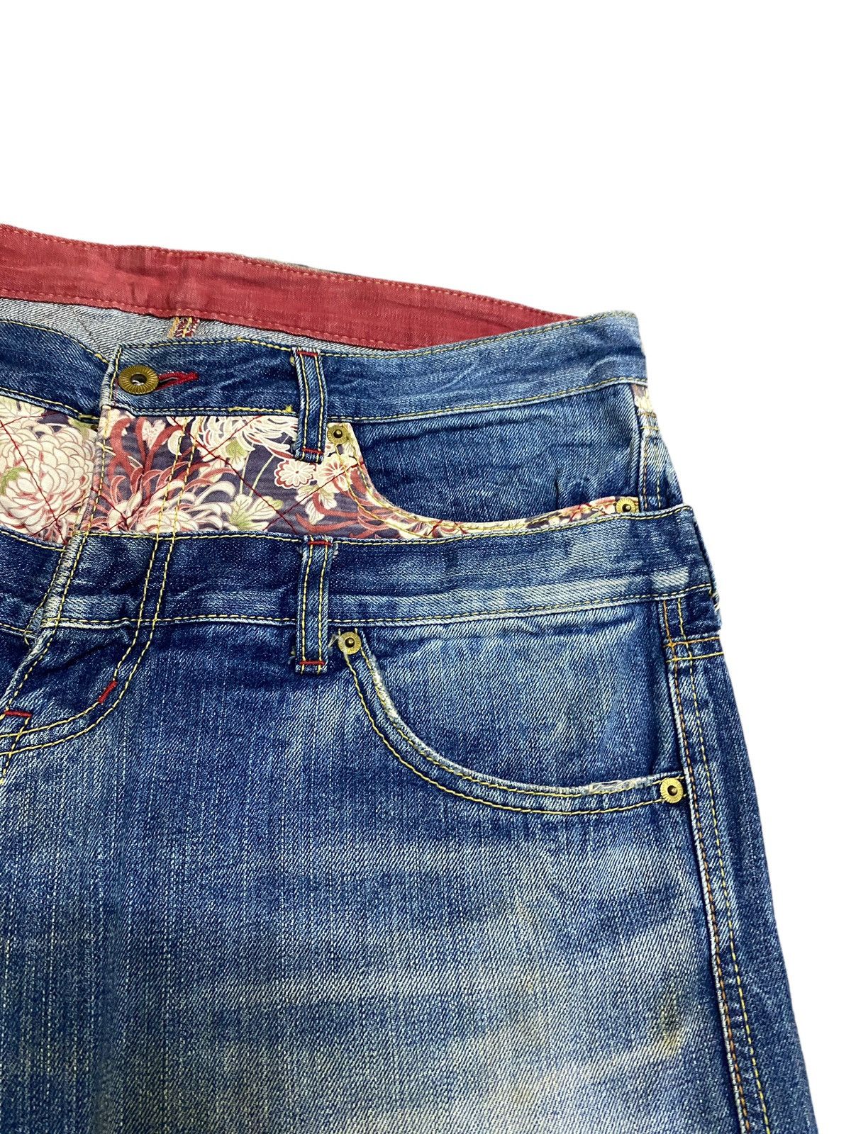 Eternal Rare Design Vintage Eternal Sukajan Doube Waist Jeans 1990s Size US 34 / EU 50 - 5 Thumbnail