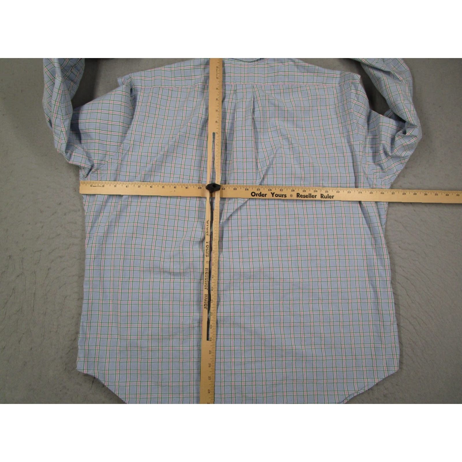 Ralph Lauren VINTAGE Polo Ralph Lauren Dress Shirt Mens 17.5 34 Blue Plaid Classic Fit Long Sleeve Button-Down Preppy Size US S / EU 44-46 / 1 - 5 Thumbnail