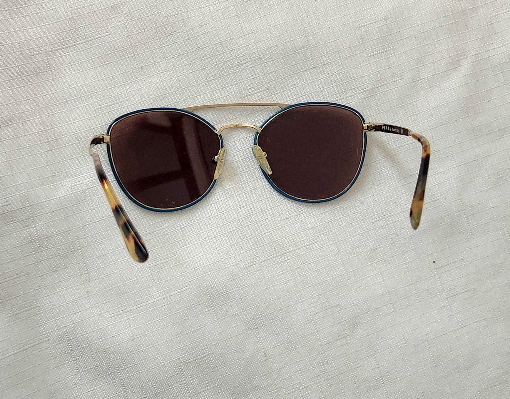 Prada PRADA SPR 63T SL5-8C1 55-19-140 3N GOLD SUNGLASSES Unisex Size ONE SIZE - 12 Thumbnail