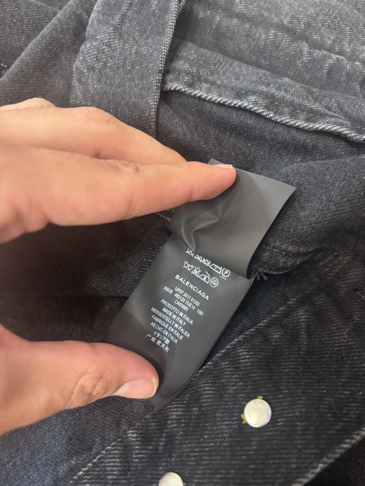 Balenciaga Balenciaga Relaxed Denim Jacket Size XS / US 0-2 / IT 36-38 - 15 Thumbnail