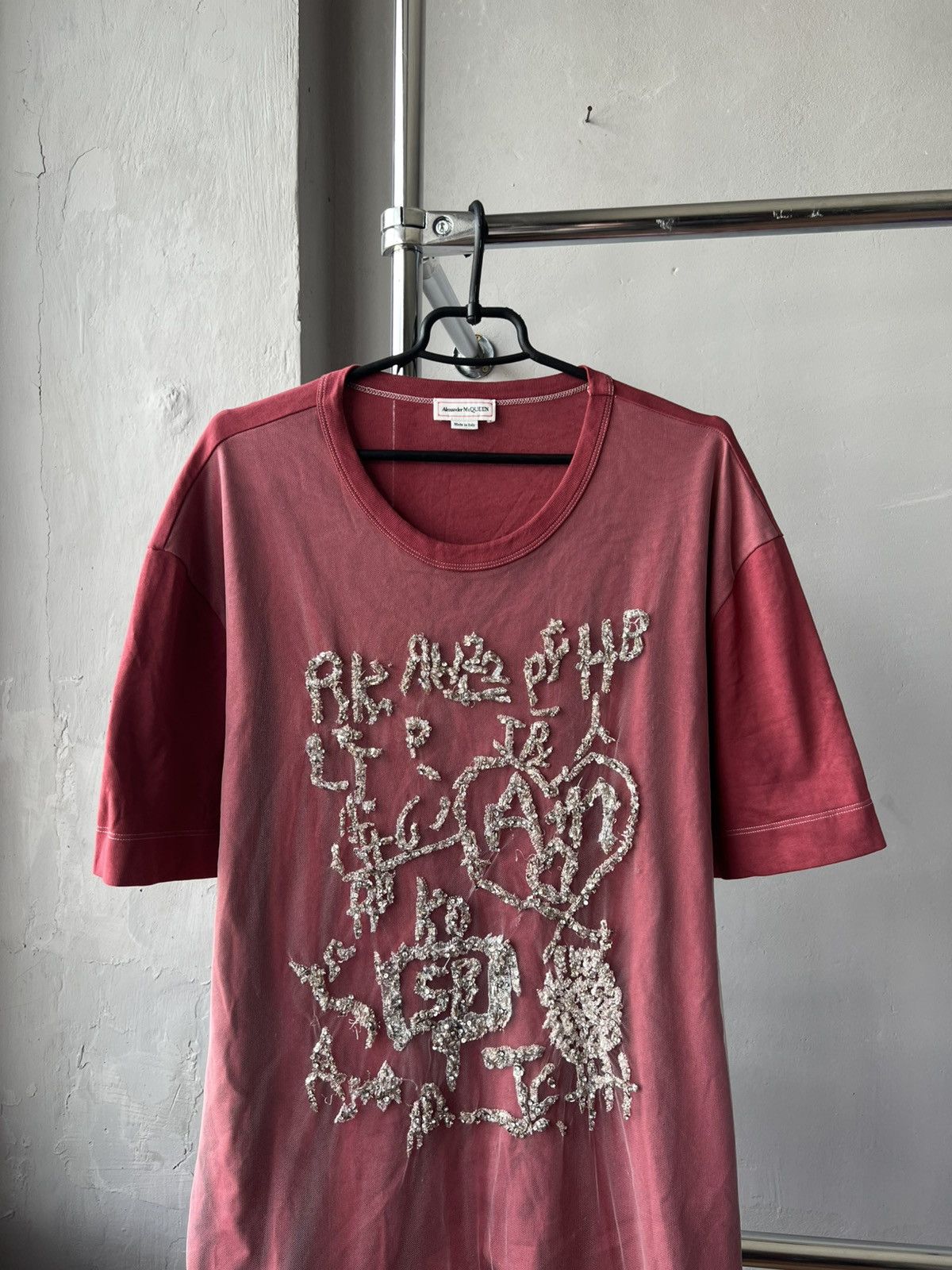 Alexander McQueen AW22 ALEXANDER MQUEEN DESIGNER MENS T SHIRT MADE IN ITALY Size US XL / EU 56 / 4 - 3 Thumbnail