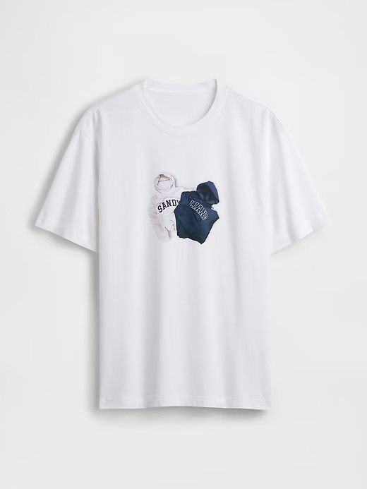 Sandy Liang Sandy Liang x GAP Heavyweight Organic Cotton T-Shirt Size M / US 6-8 / IT 42-44 - 2 Thumbnail